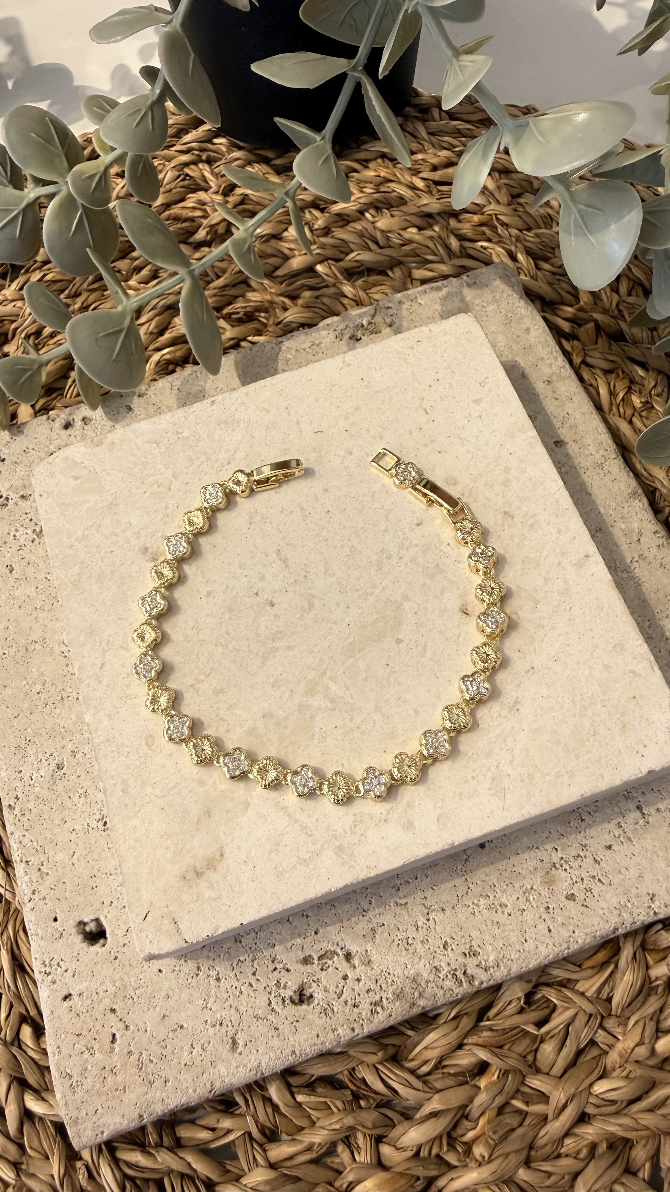 Cm Jewel İthal Gold Renk Bileklik