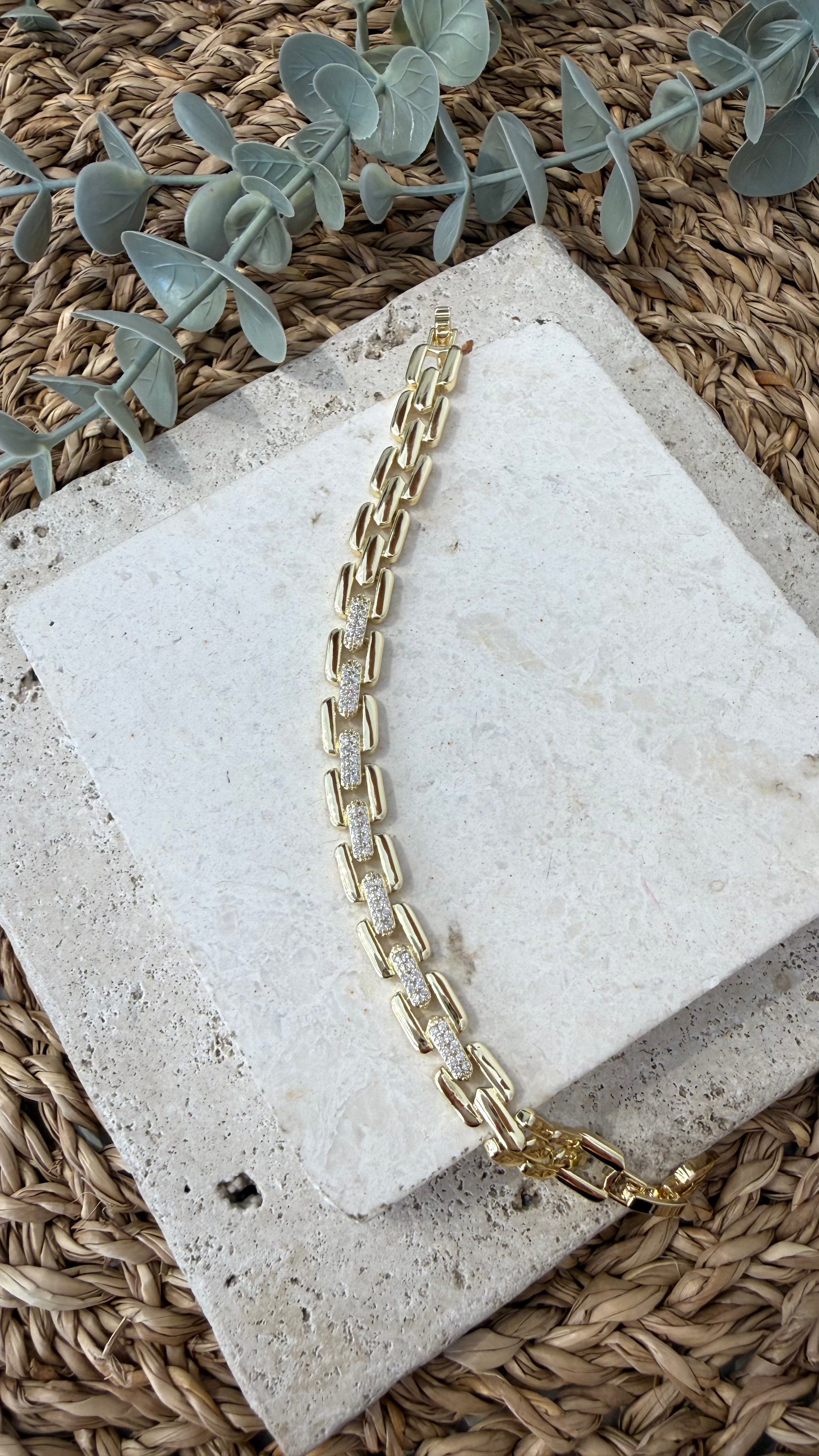 Cm Jewel İthal Gold Renk Bileklik