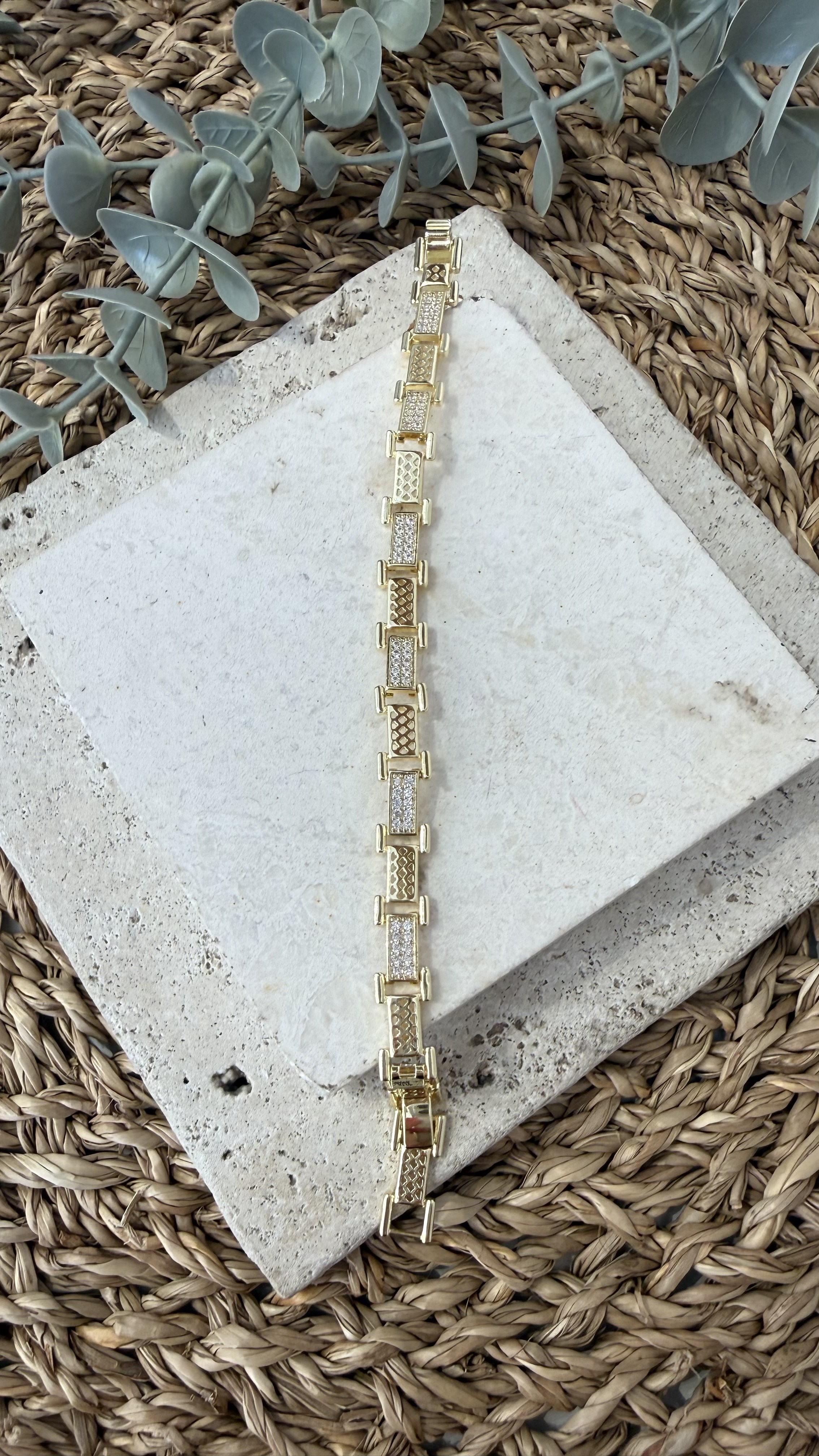 Cm Jewel İthal Gold Renk Bileklik