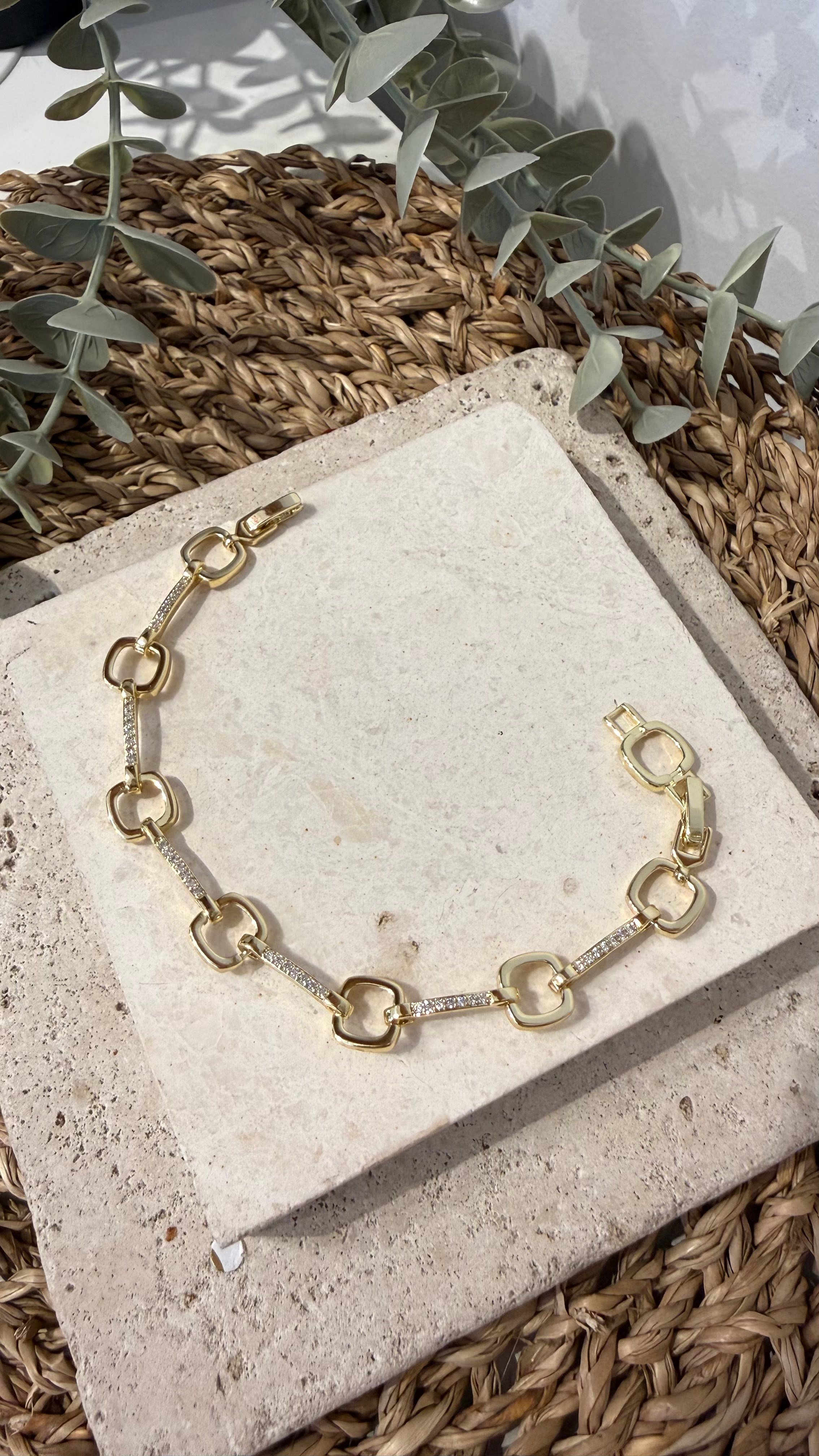 Cm Jewel İthal Gold Renk Bileklik