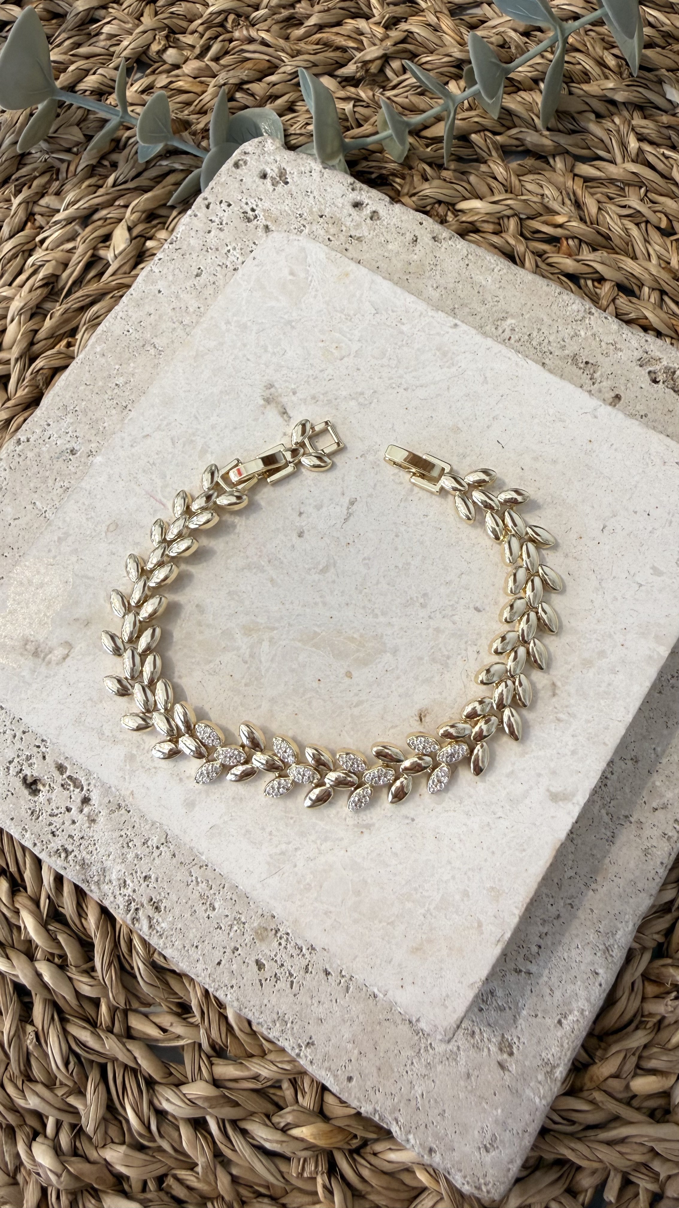 Cm Jewel İthal Gold Renk Bileklik