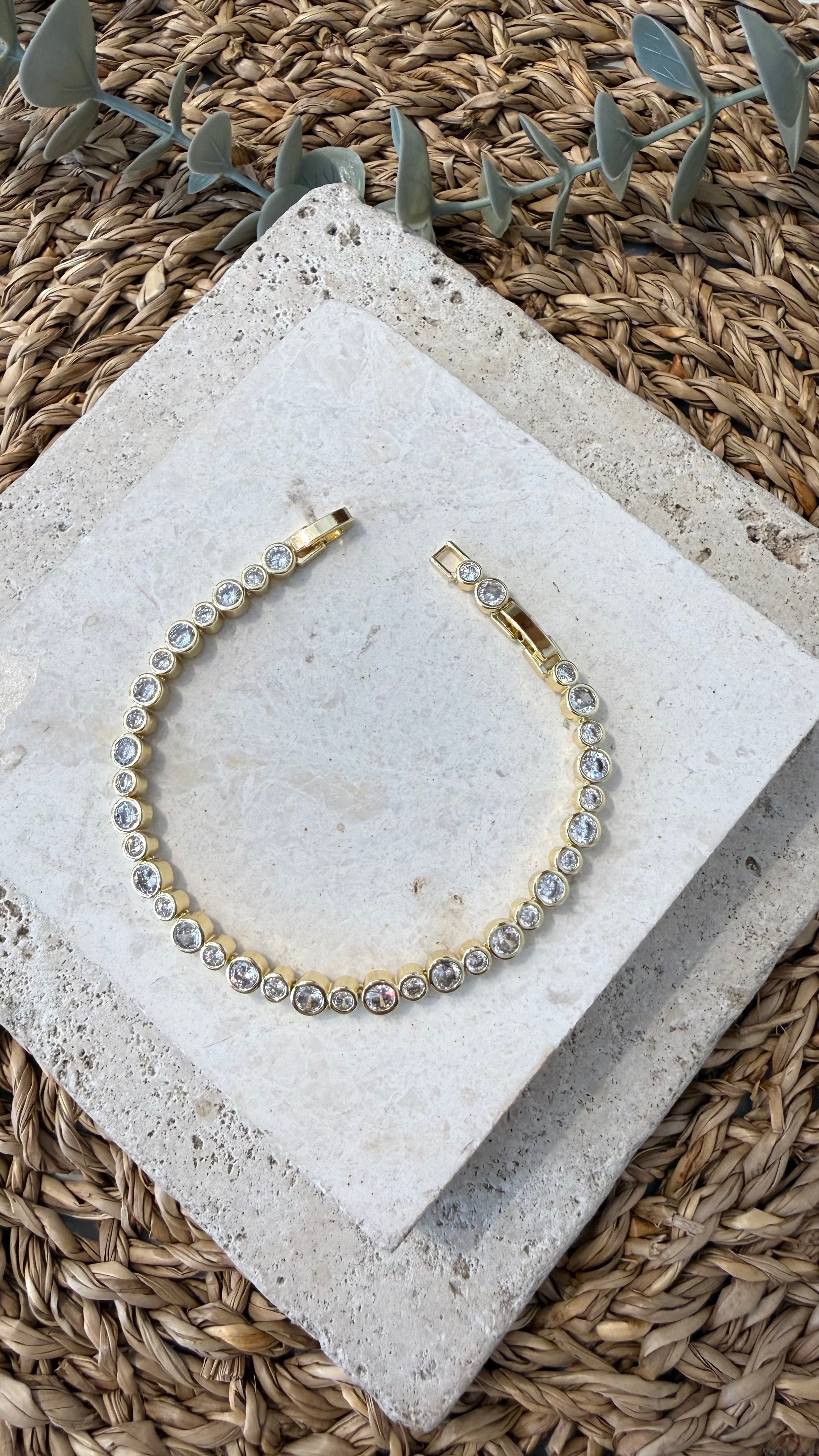 Cm Jewel İthal Gold Renk Bileklik