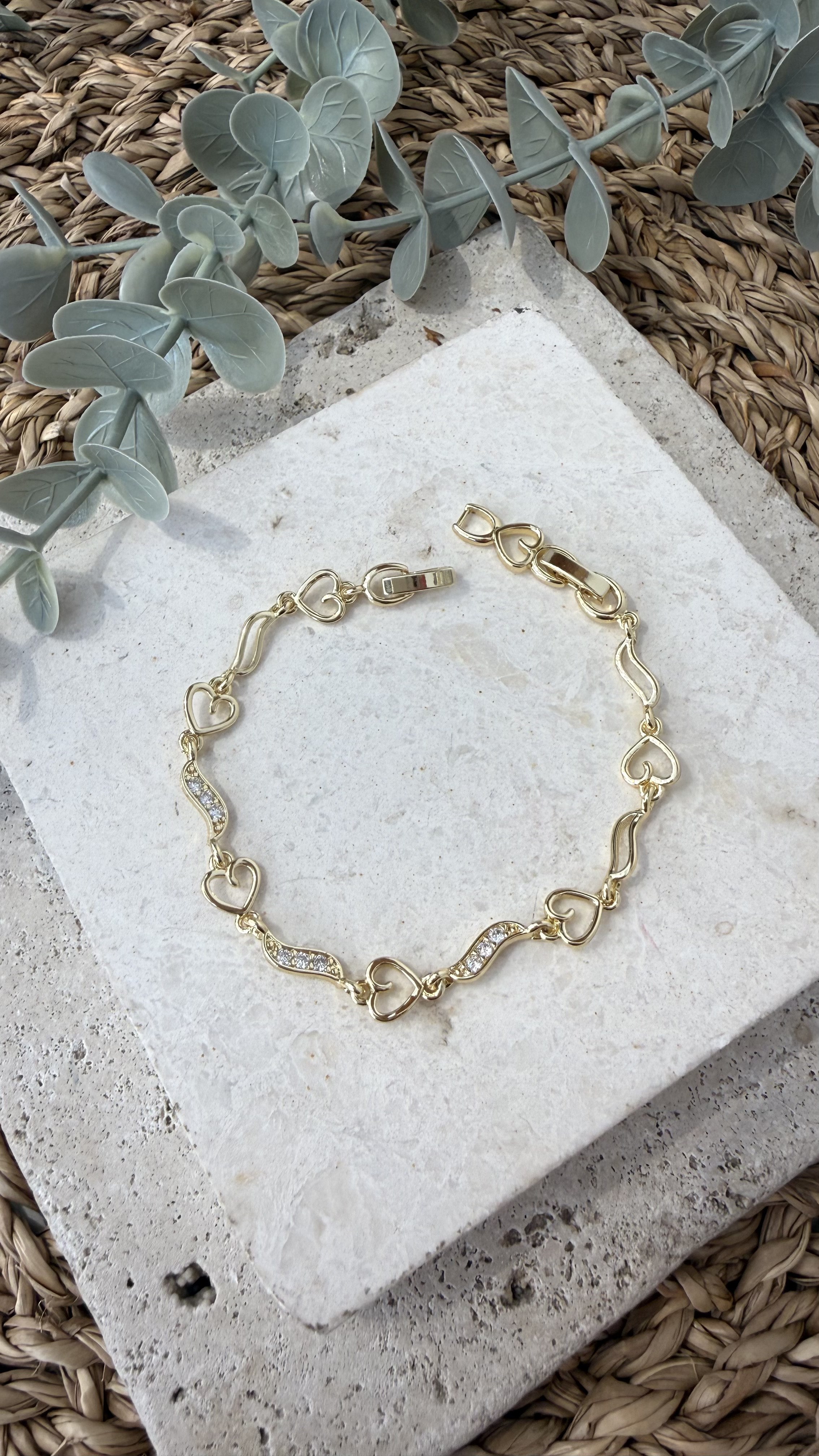 Cm Jewel İthal Gold Renk Bileklik