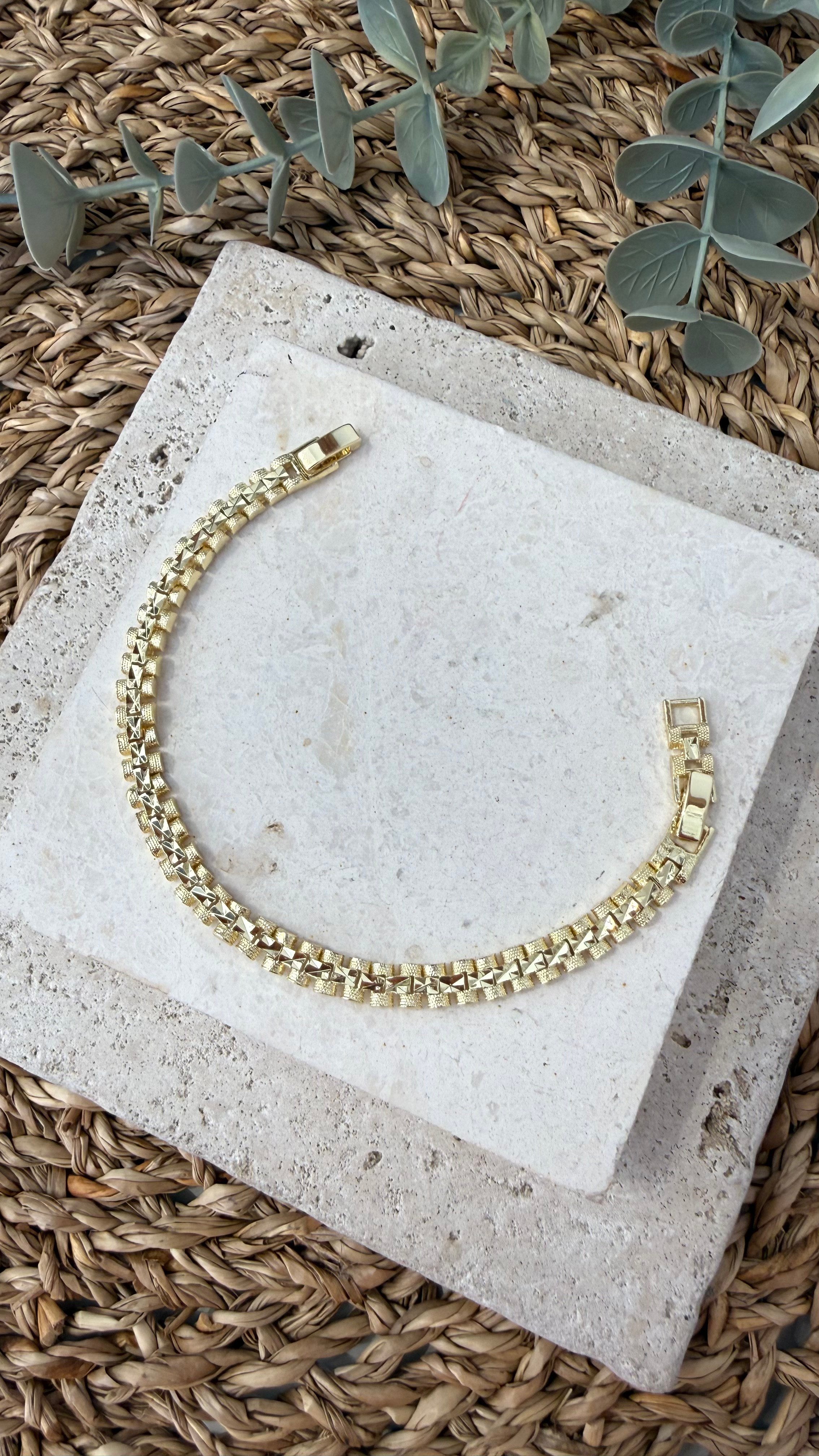 Cm Jewel İthal Gold Renk Bileklik