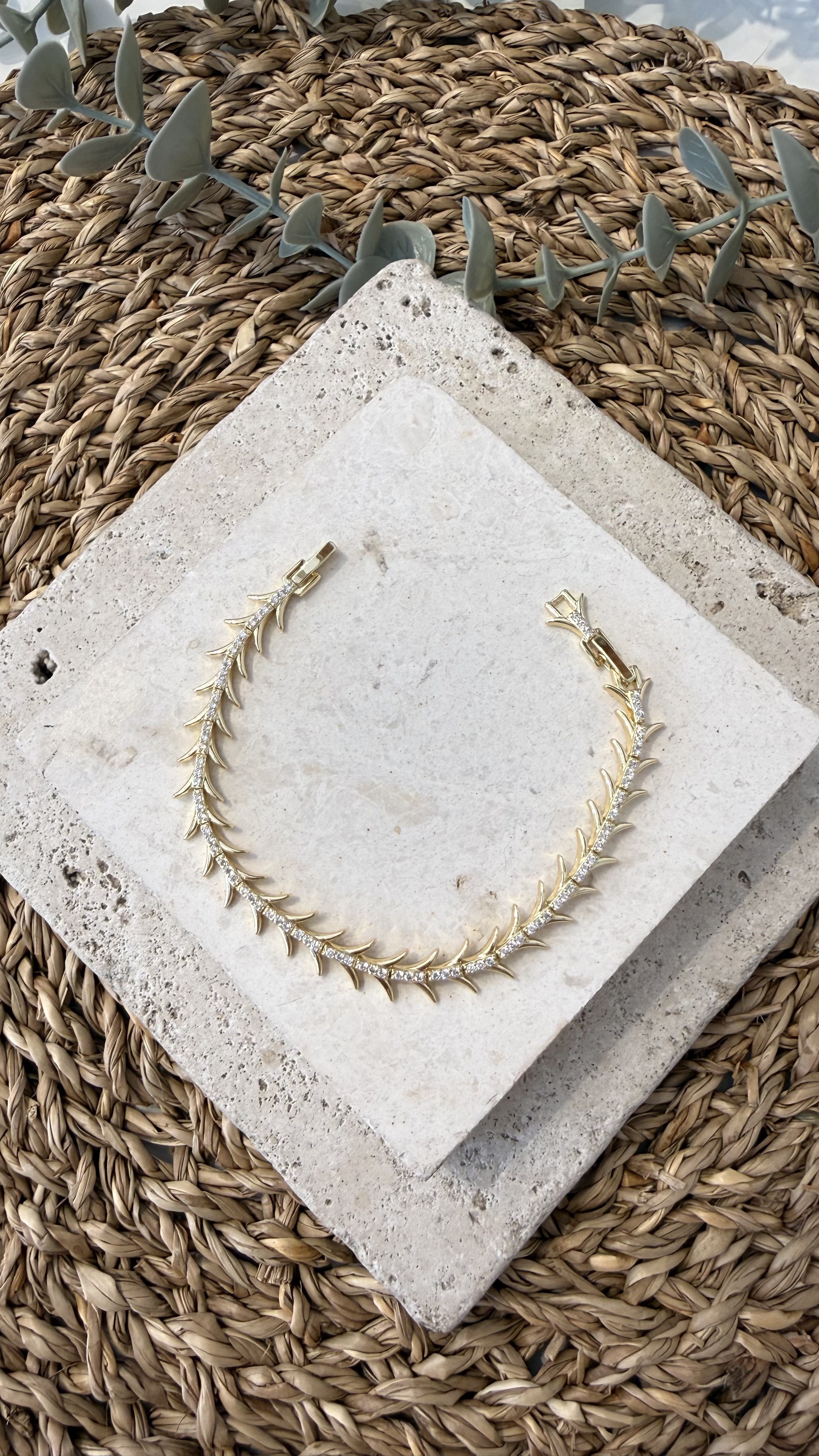 Cm Jewel İthal Gold Renk Bileklik