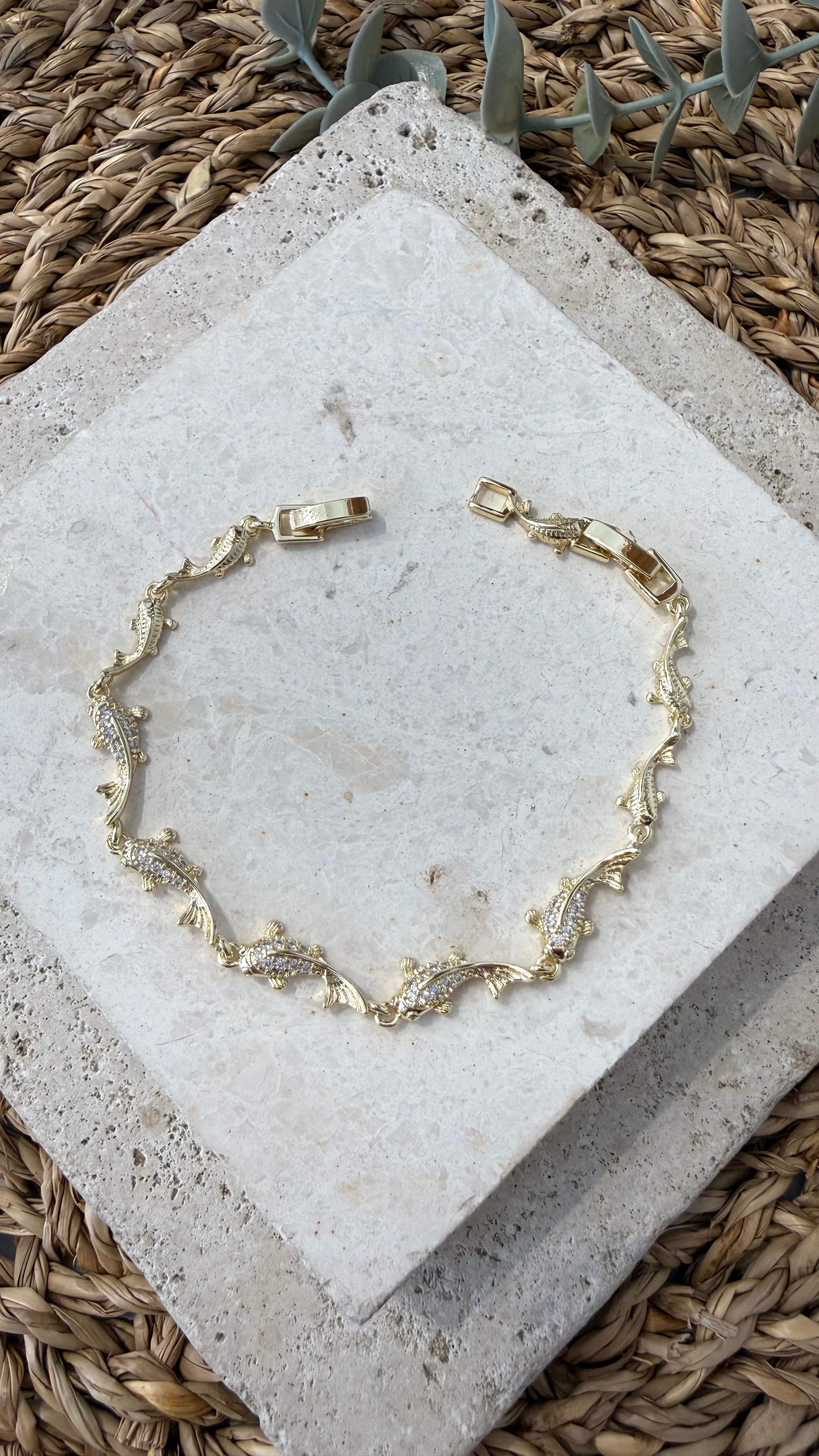 Cm Jewel İthal Gold Renk Bileklik