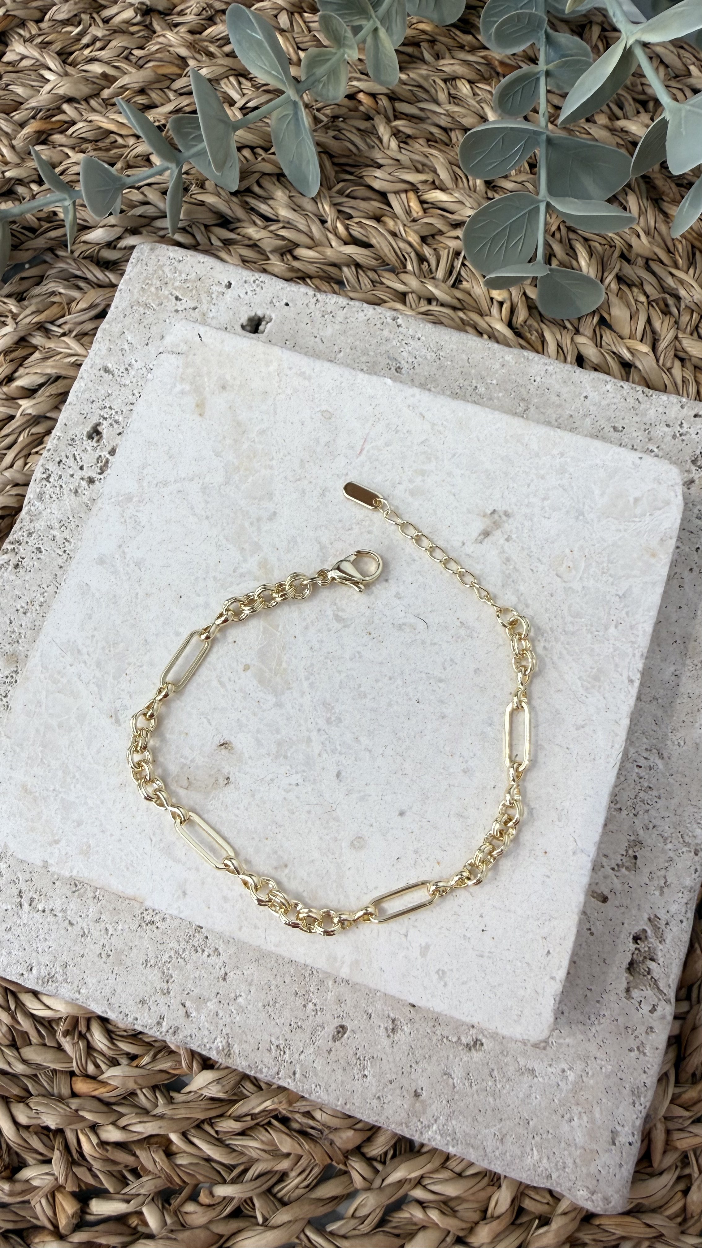Cm Jewel İthal Gold Renk Bileklik