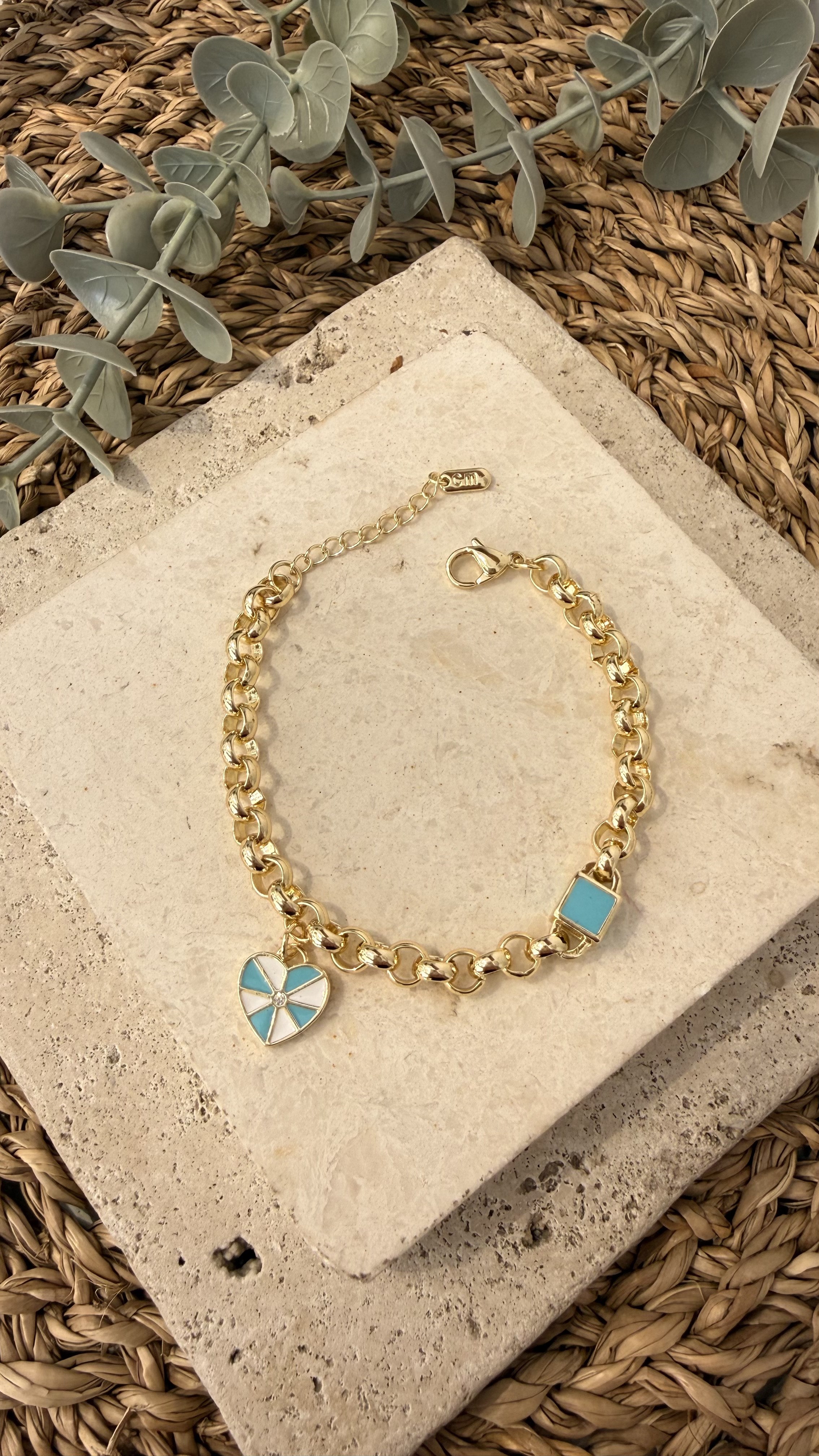 Cm Jewel İthal Gold Renk Bileklik