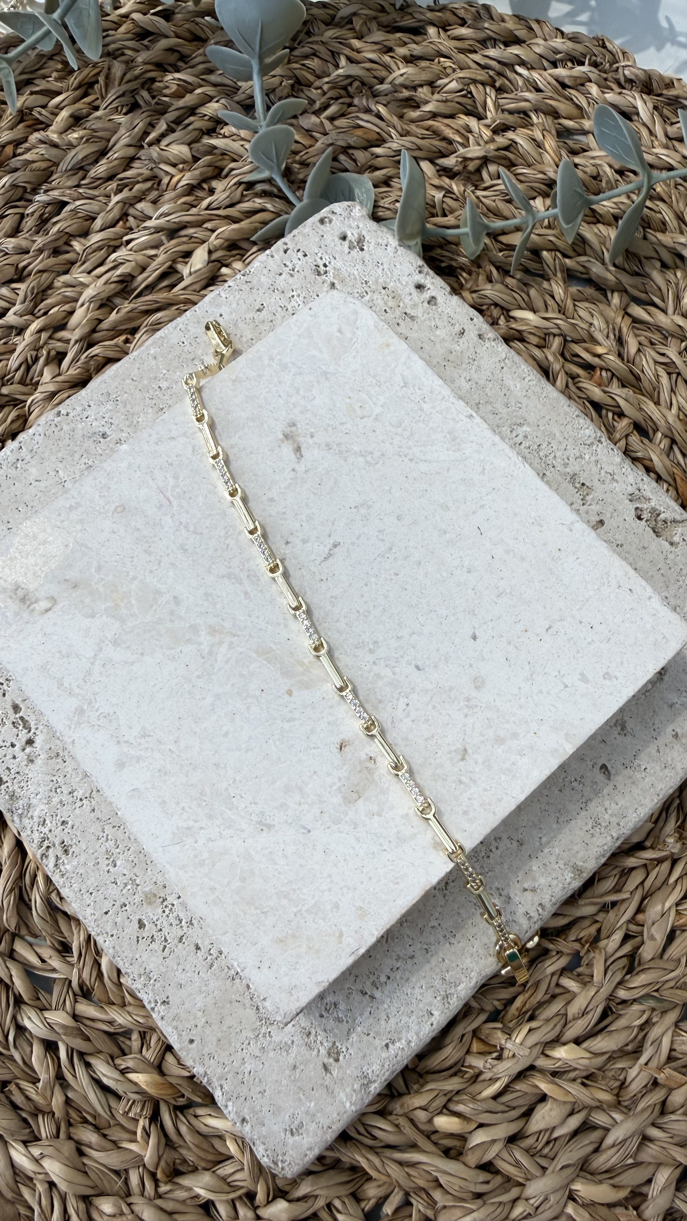 Cm Jewel İthal Gold Renk Bileklik