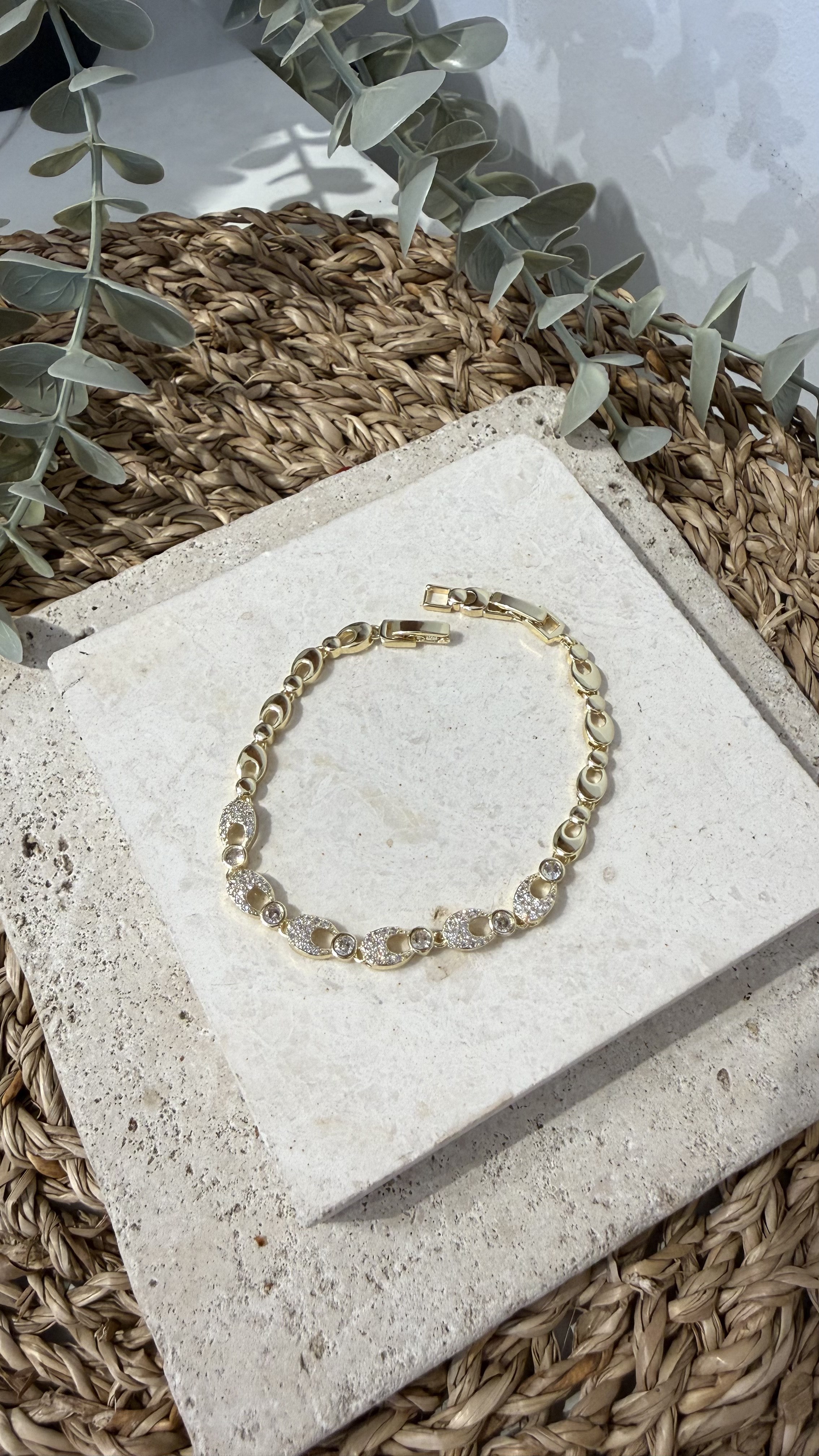 Cm Jewel İthal Gold Renk Bileklik