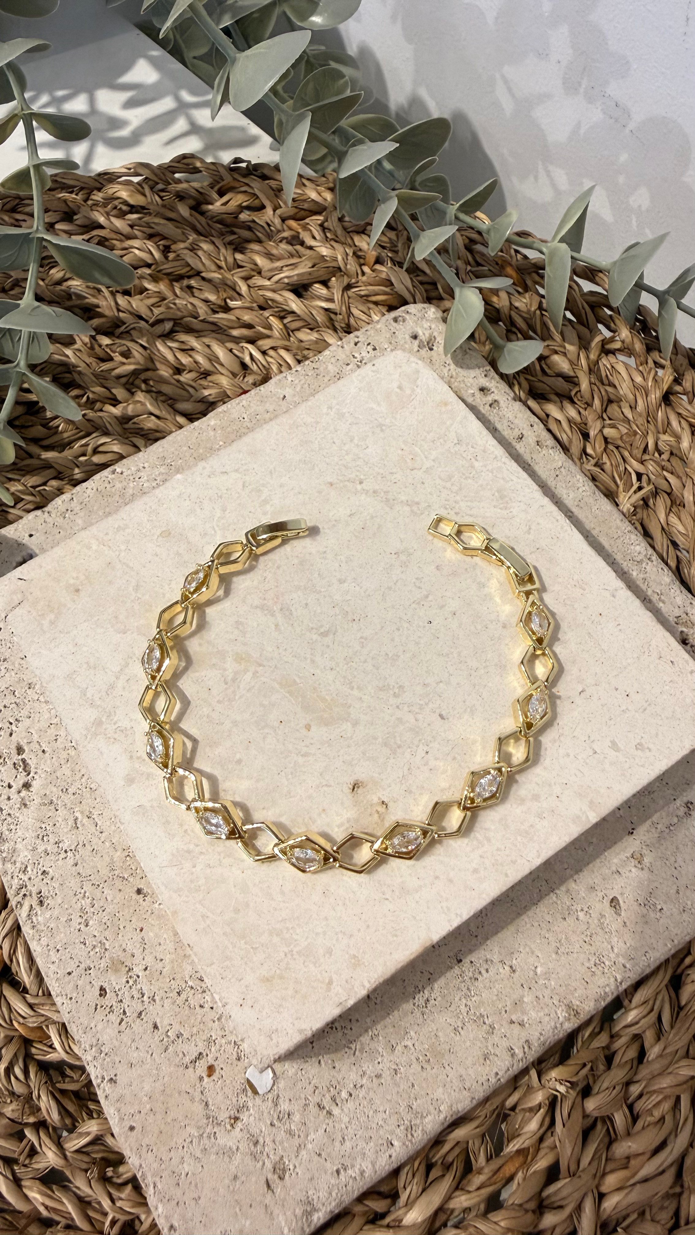 Cm Jewel İthal Gold Renk Bileklik
