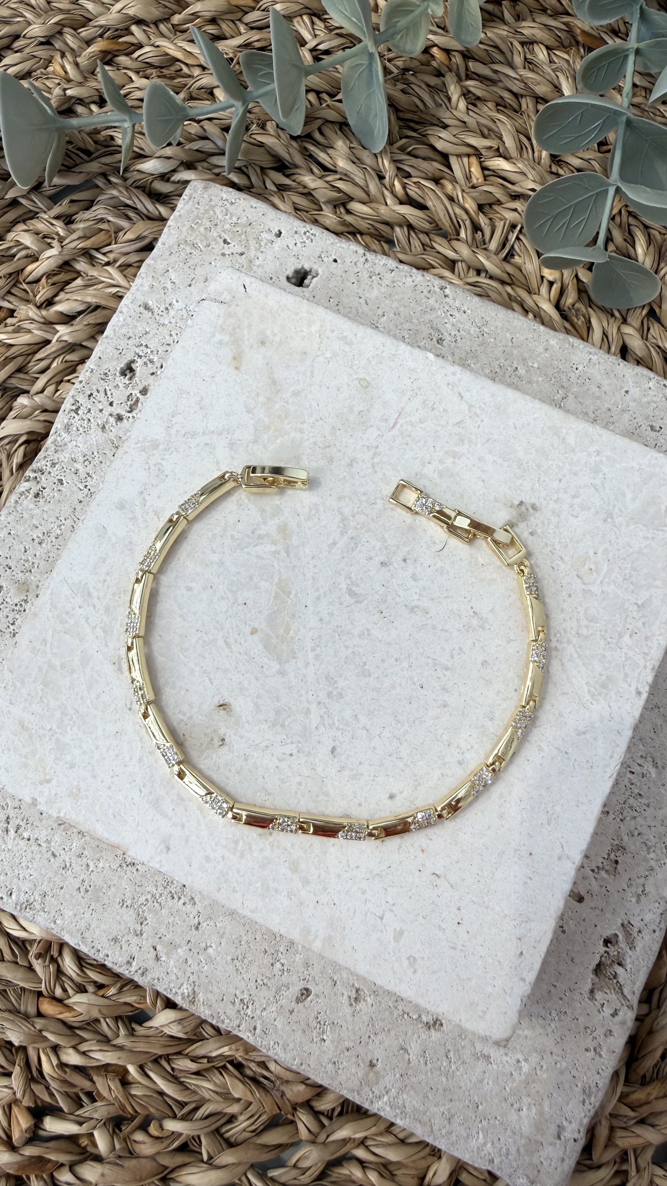 Cm Jewel İthal Gold Renk Bileklik