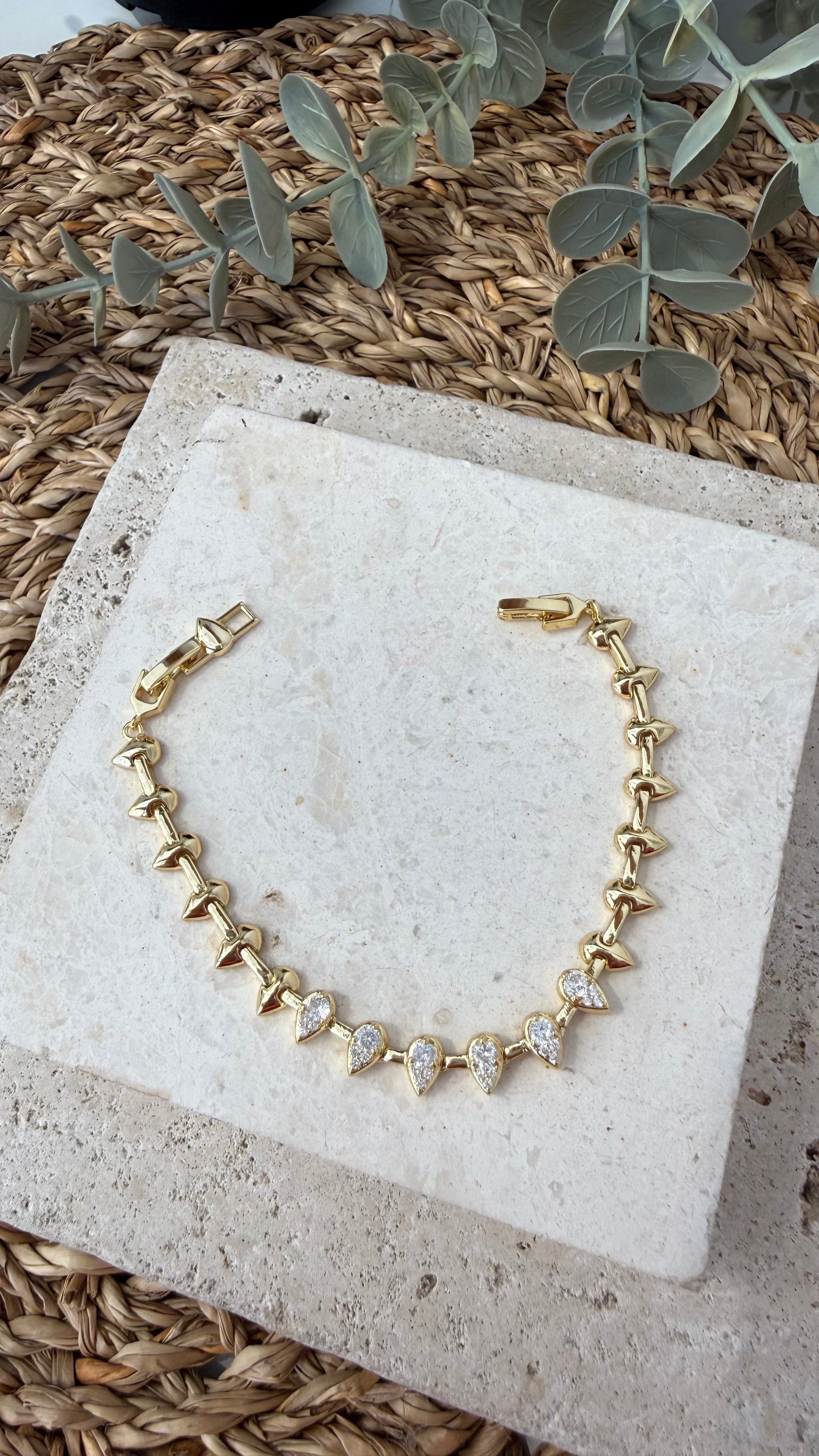 Cm Jewel İthal Gold Renk Bileklik