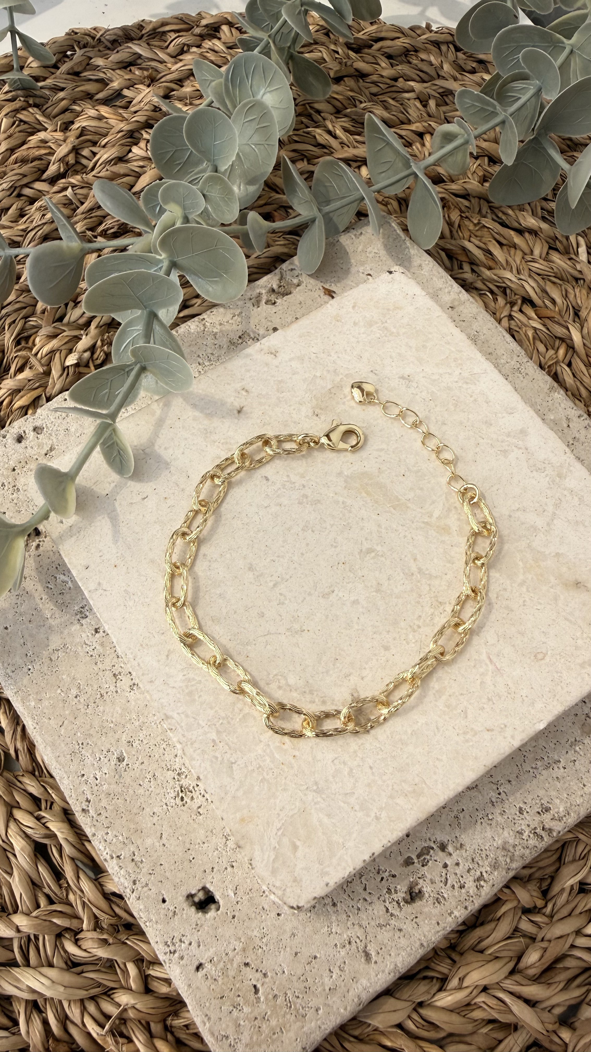Cm Jewel İthal Gold Renk Bileklik