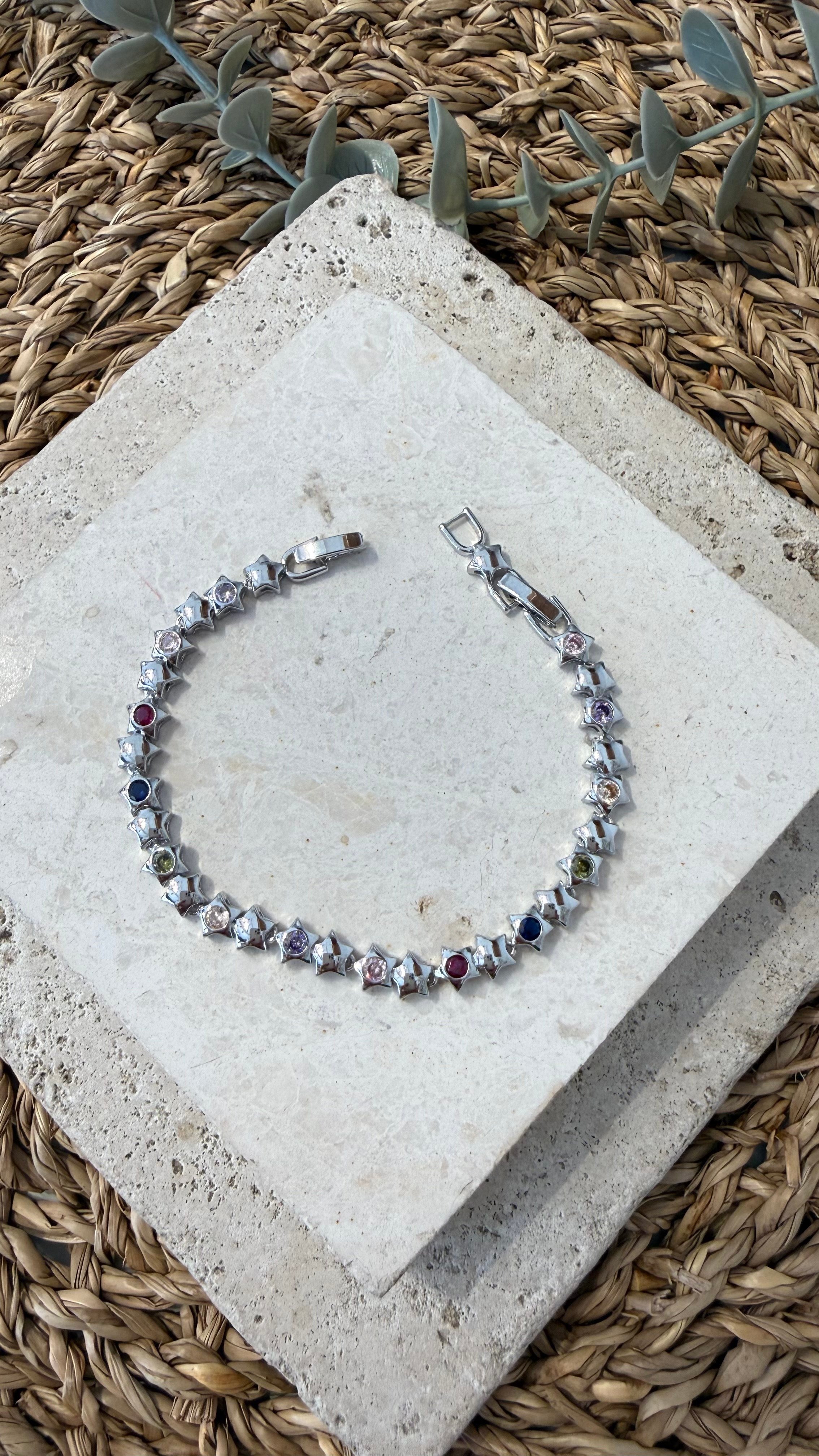 Cm Jewel İthal Gümüş Renk Bileklik