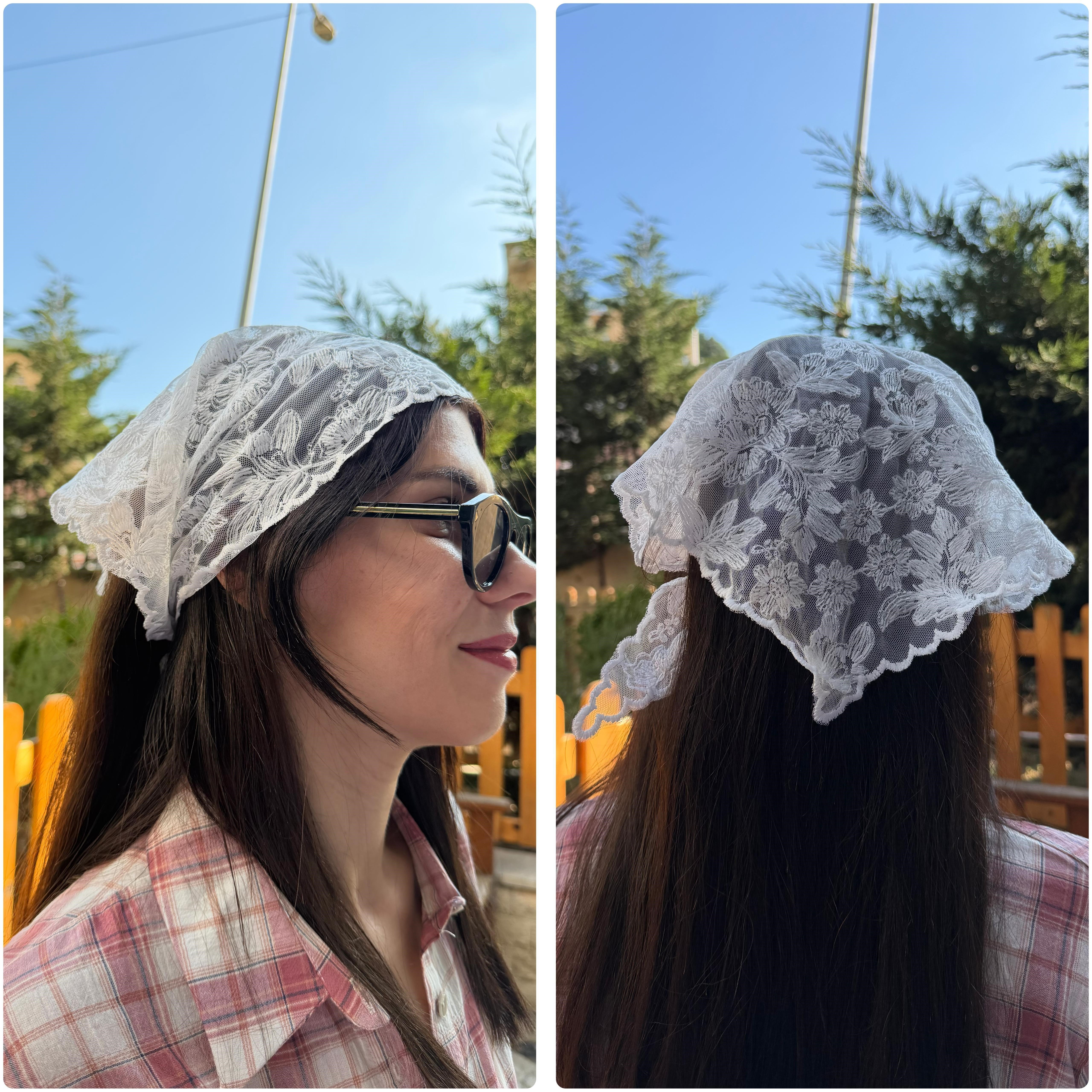 İthal Dantel Bandana