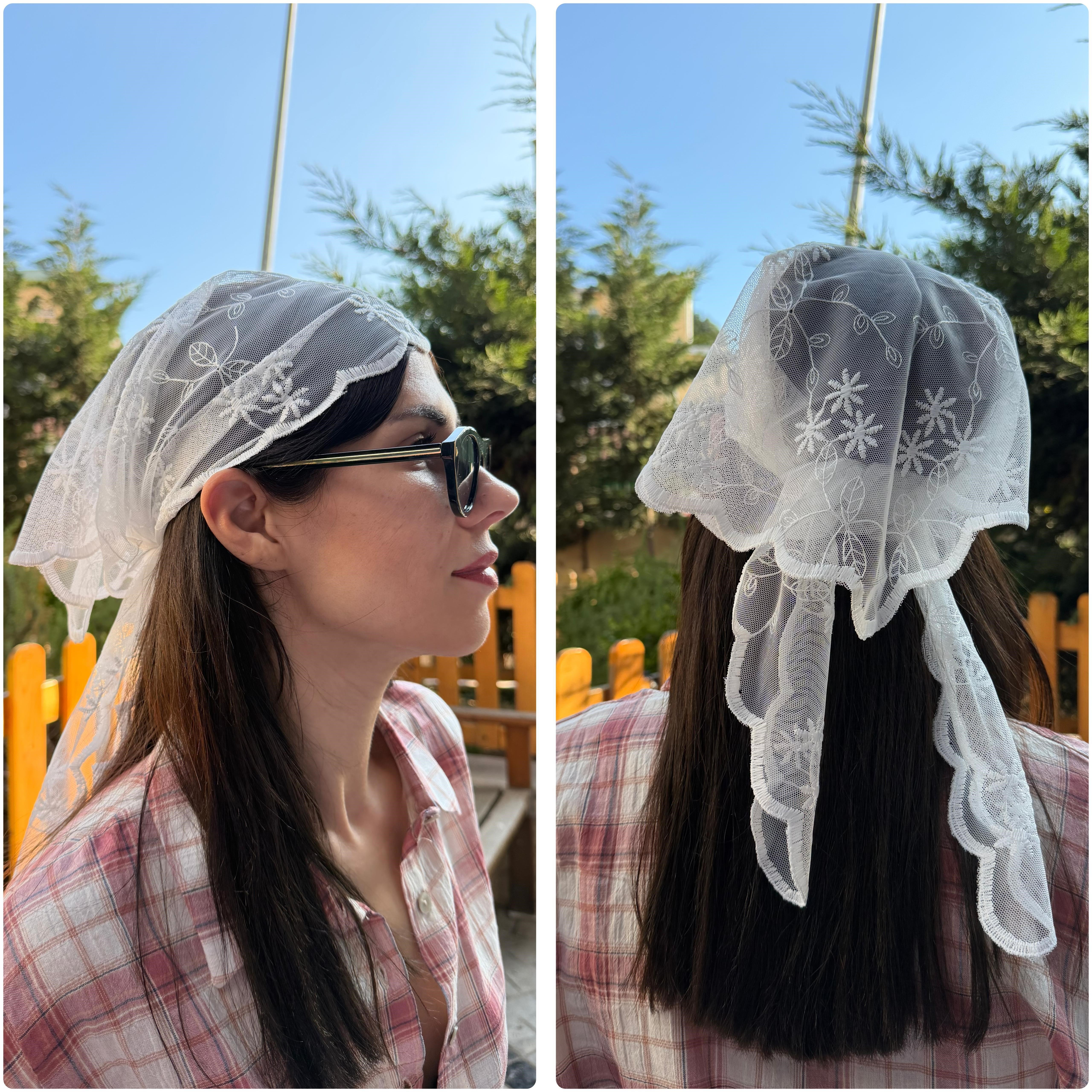 İthal Dantel Bandana