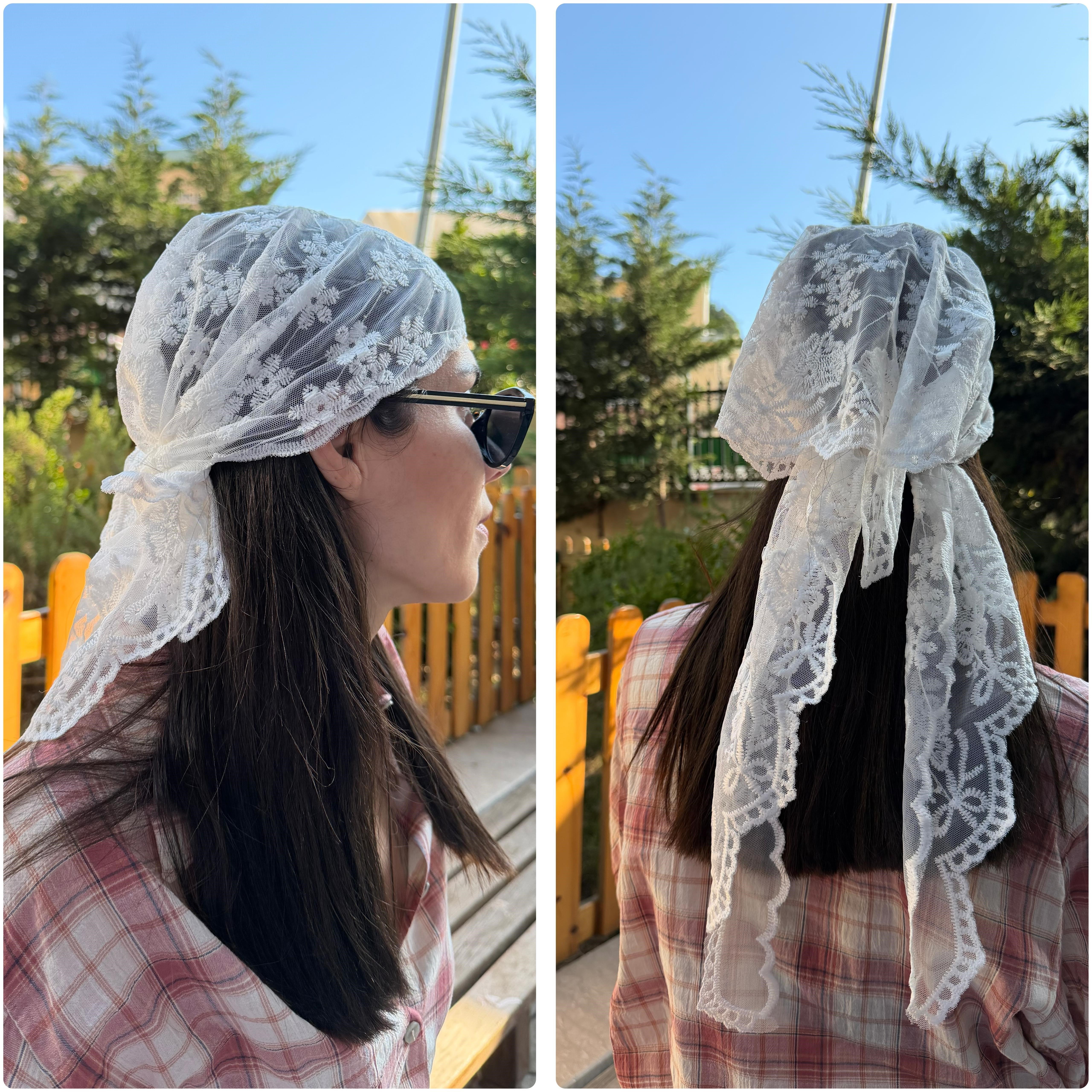 İthal Dantel Bandana