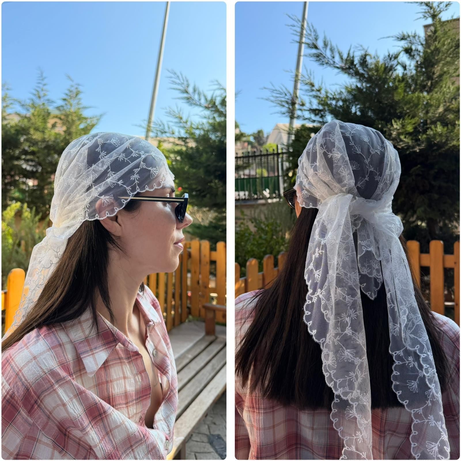 İthal Dantel Bandana