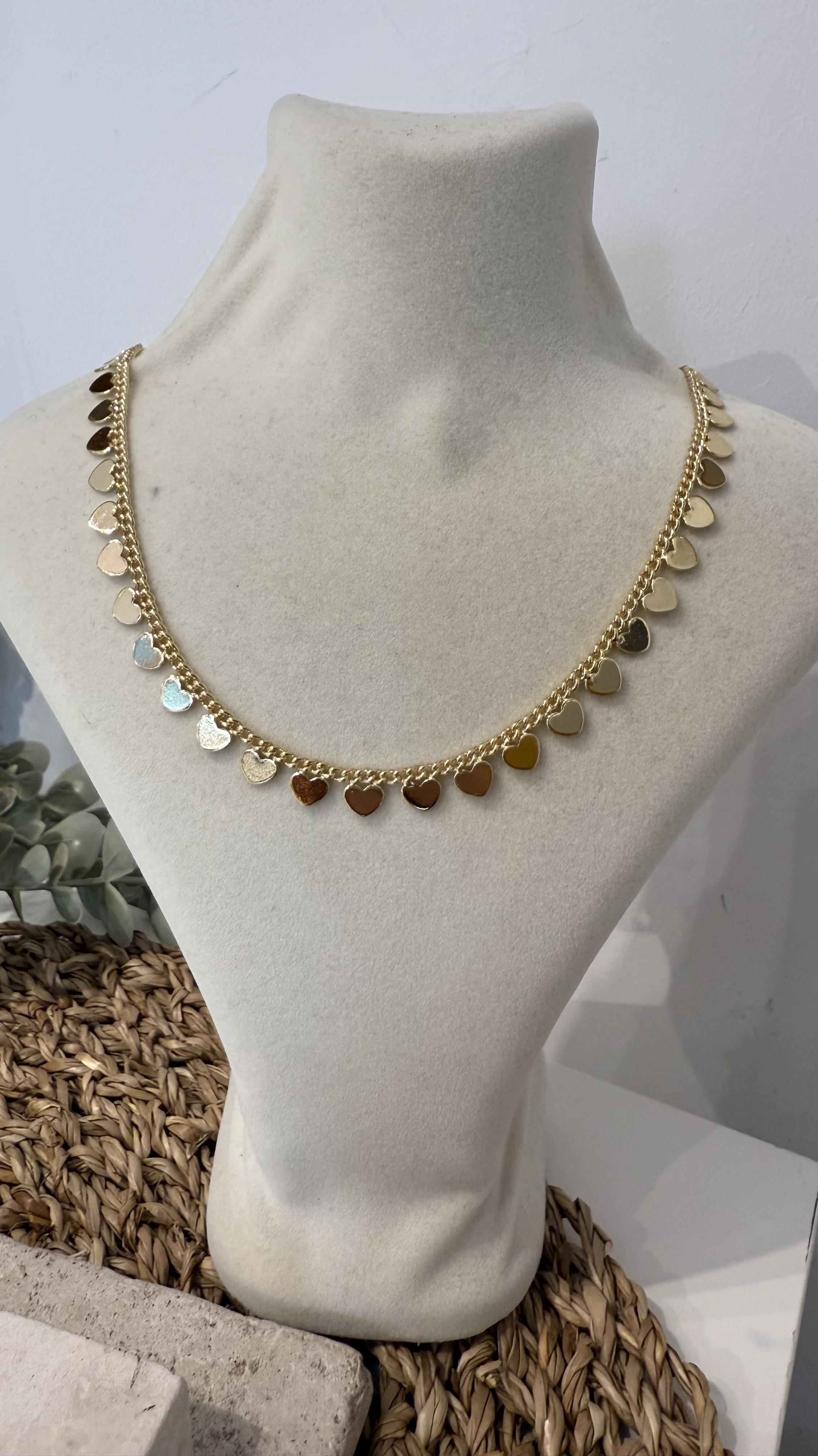 İthal Gold Renk Kolye