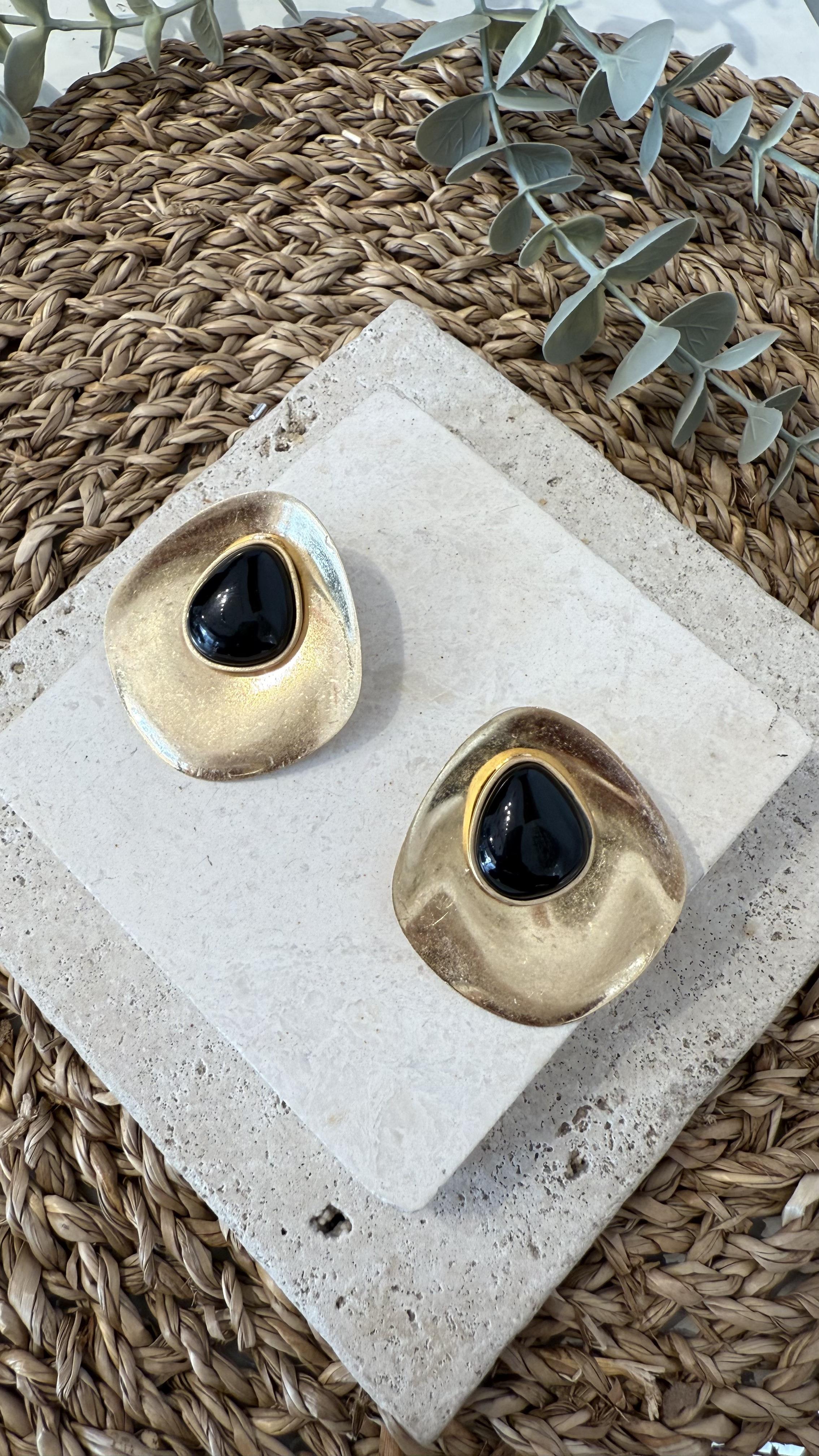 İthal Gold Renk Küpe