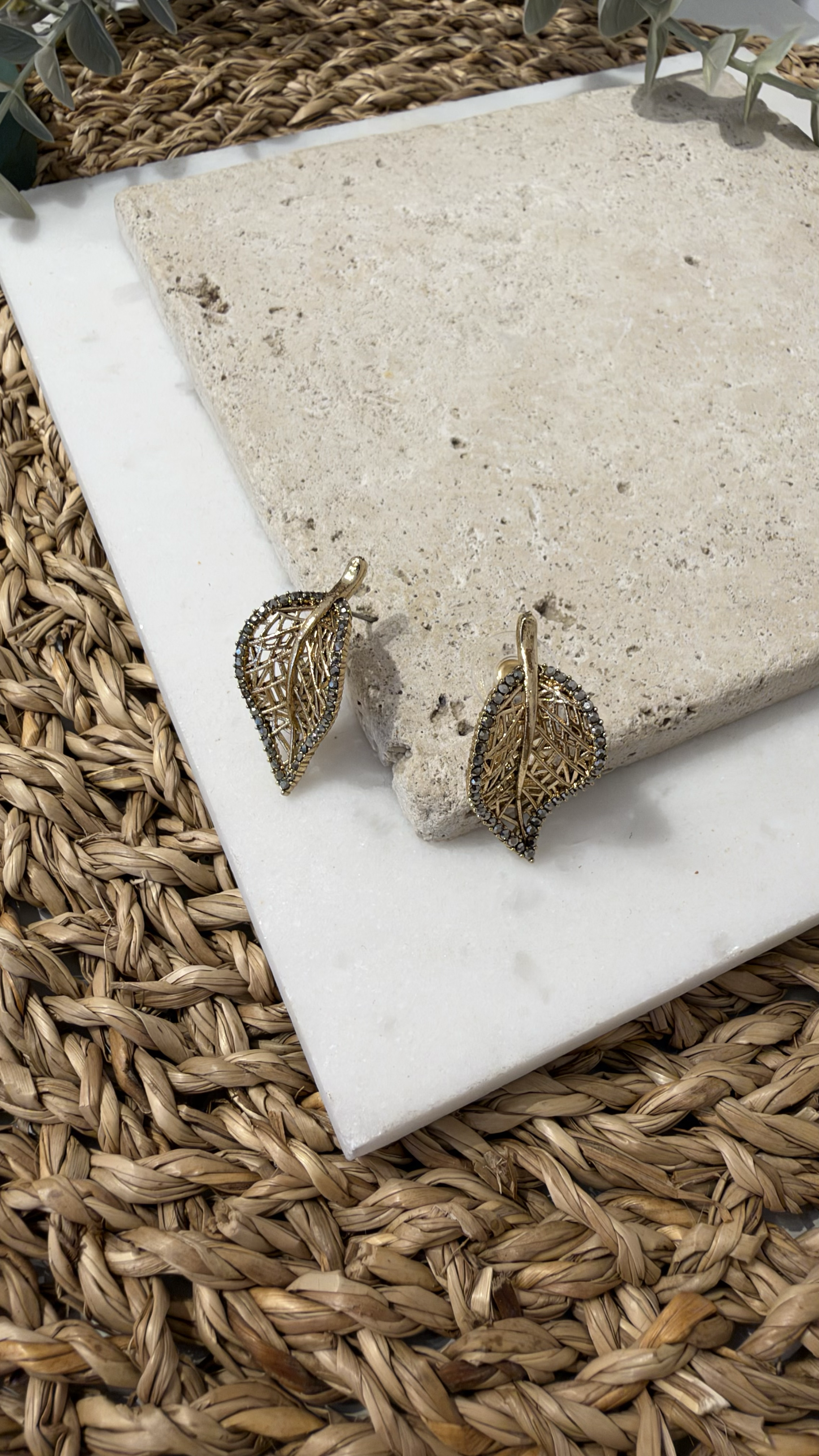 İthal Gold Renk Küpe