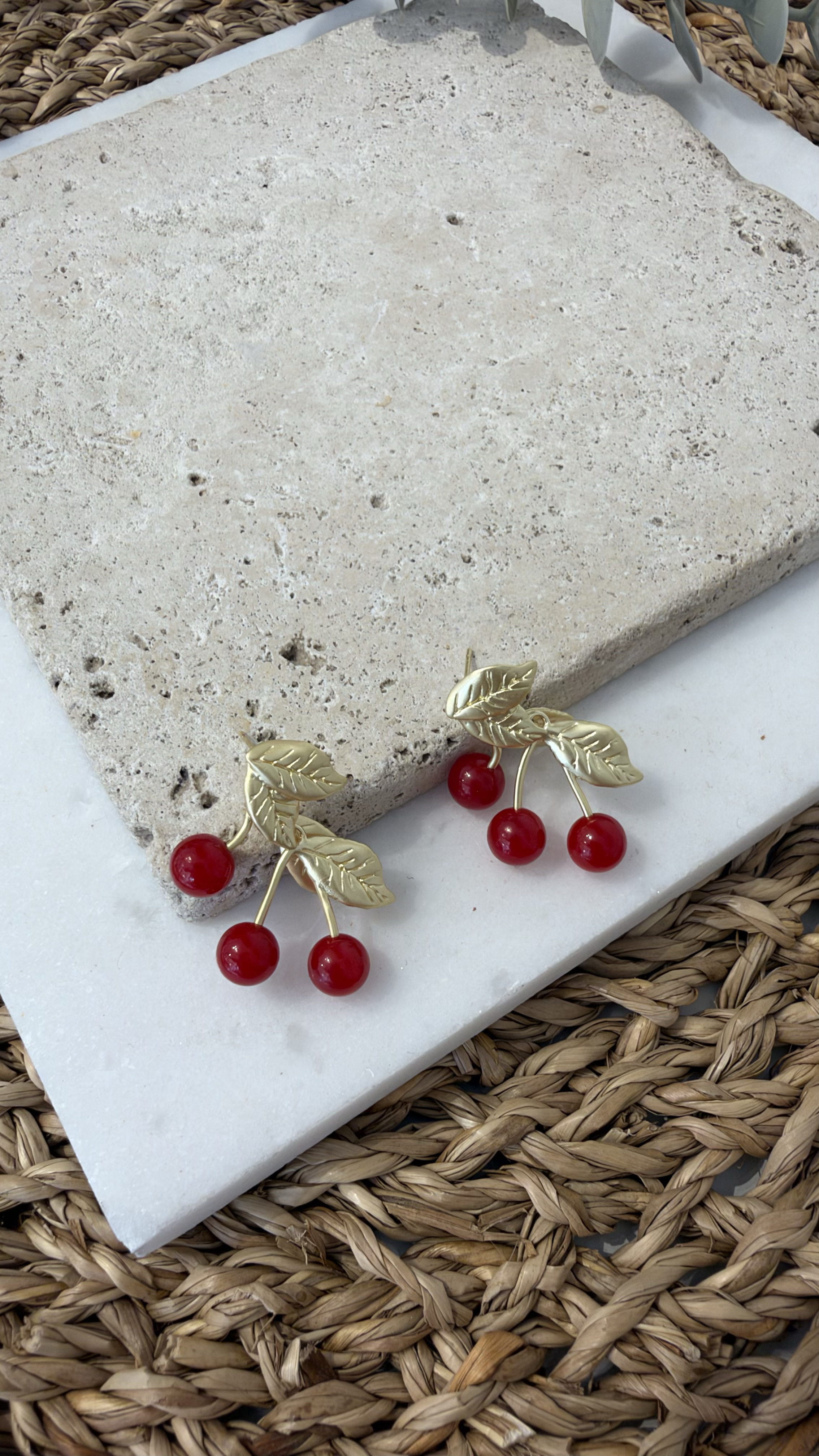 İthal Gold Renk Küpe
