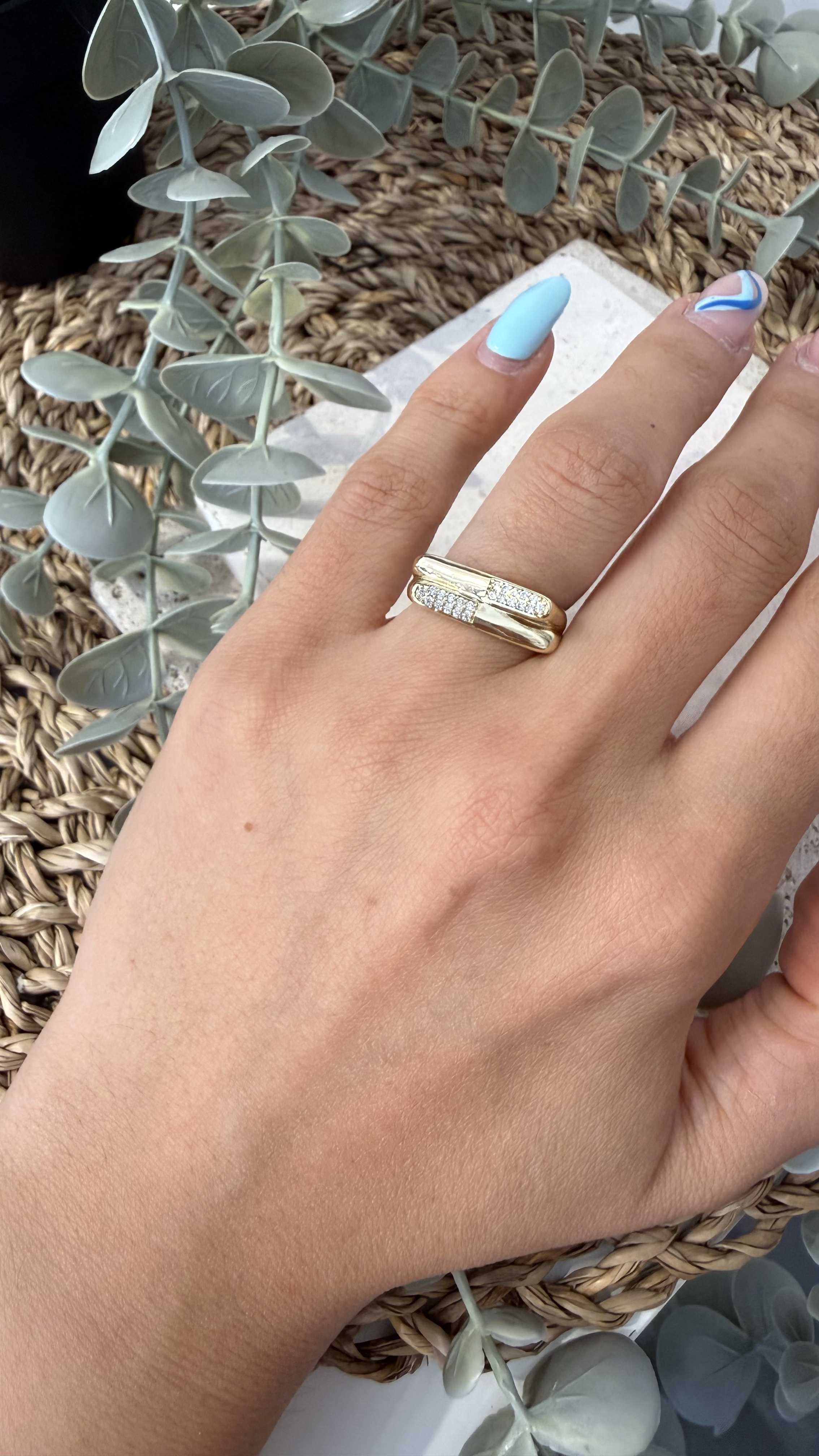 Xuping 14k Gold Renk Yüzük
