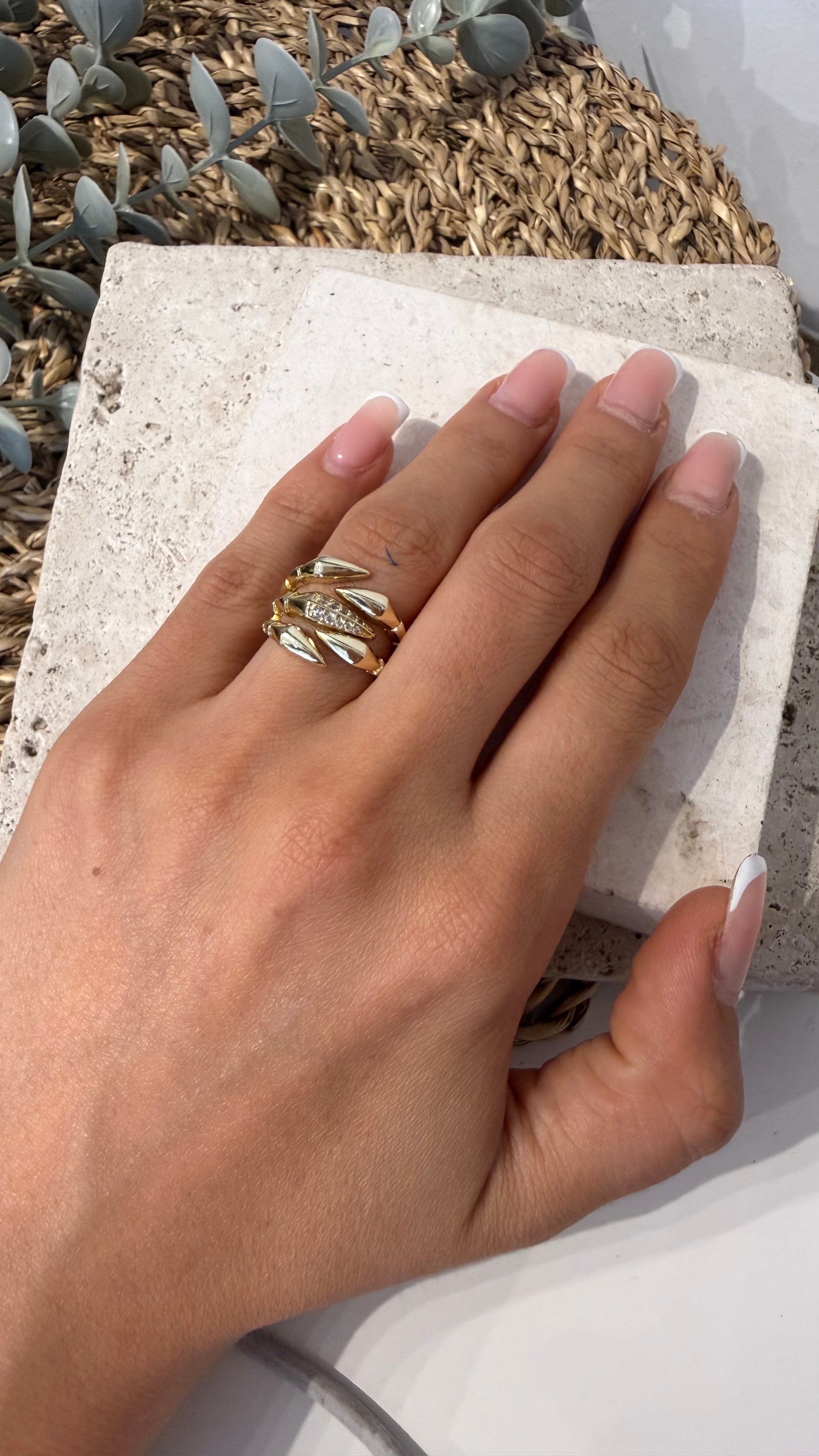 Xuping 14k Gold Renk Yüzük