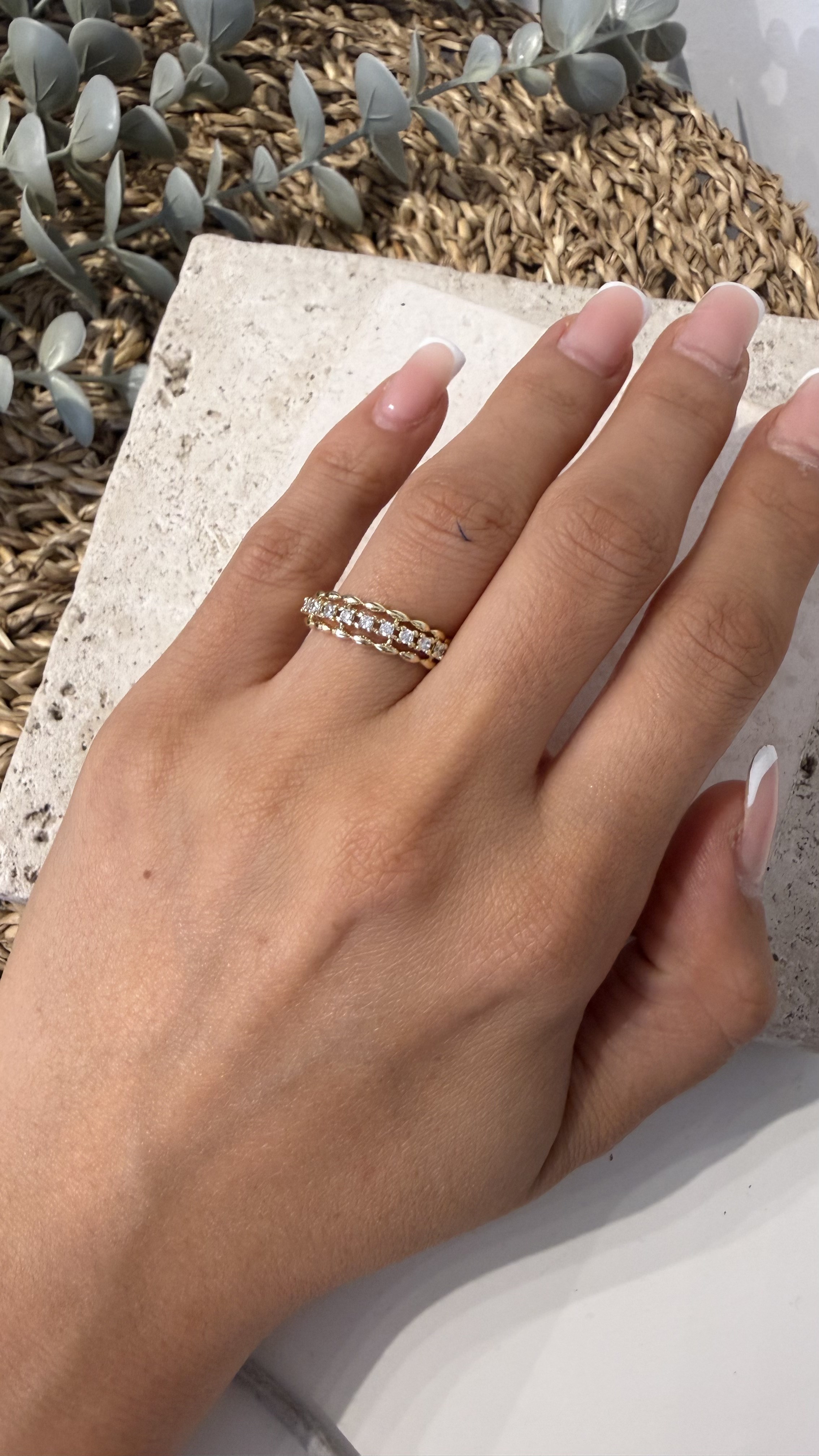 Xuping 14k Gold Renk Yüzük