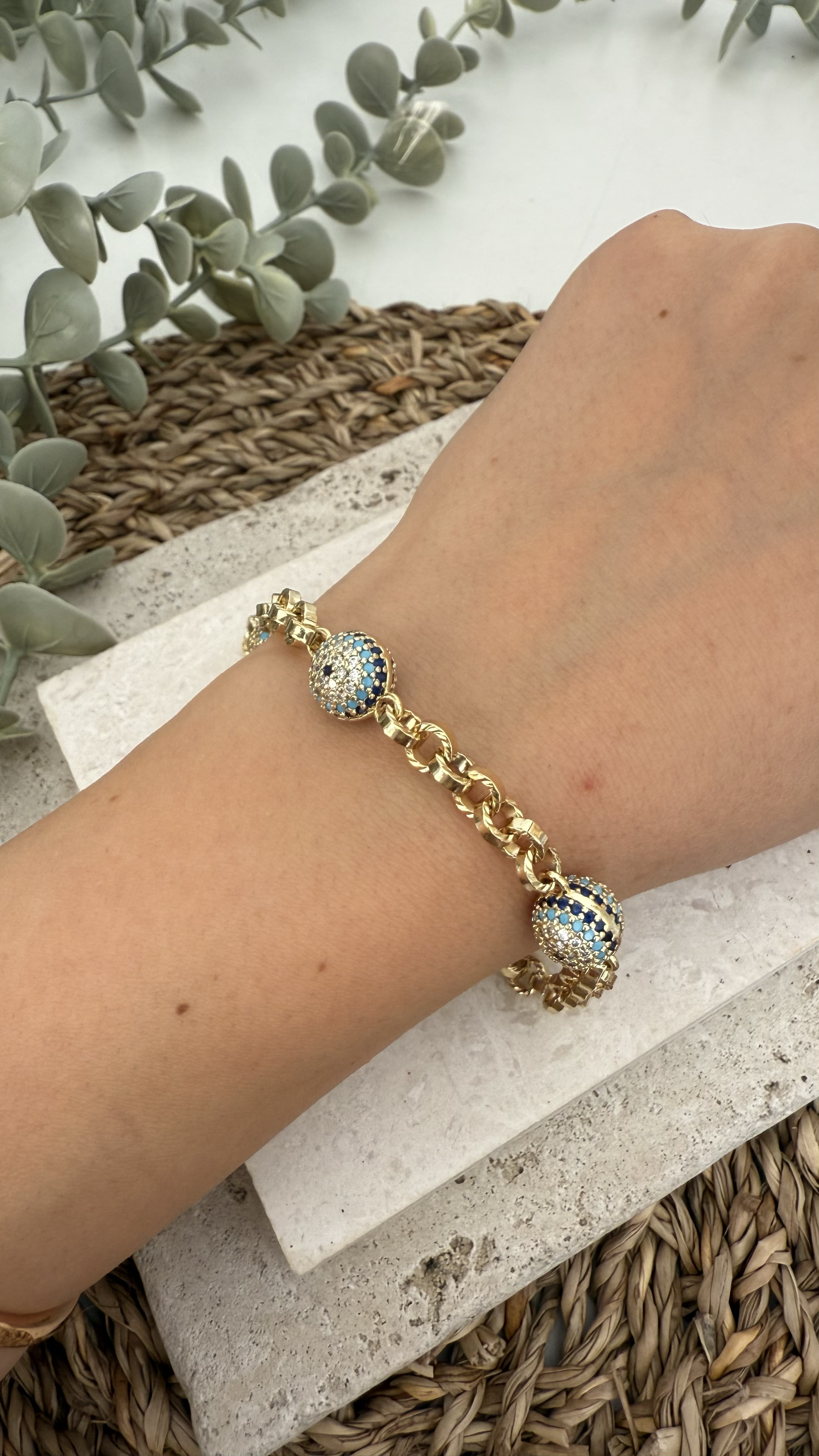 Xuping Gold Renk 14k Bileklik