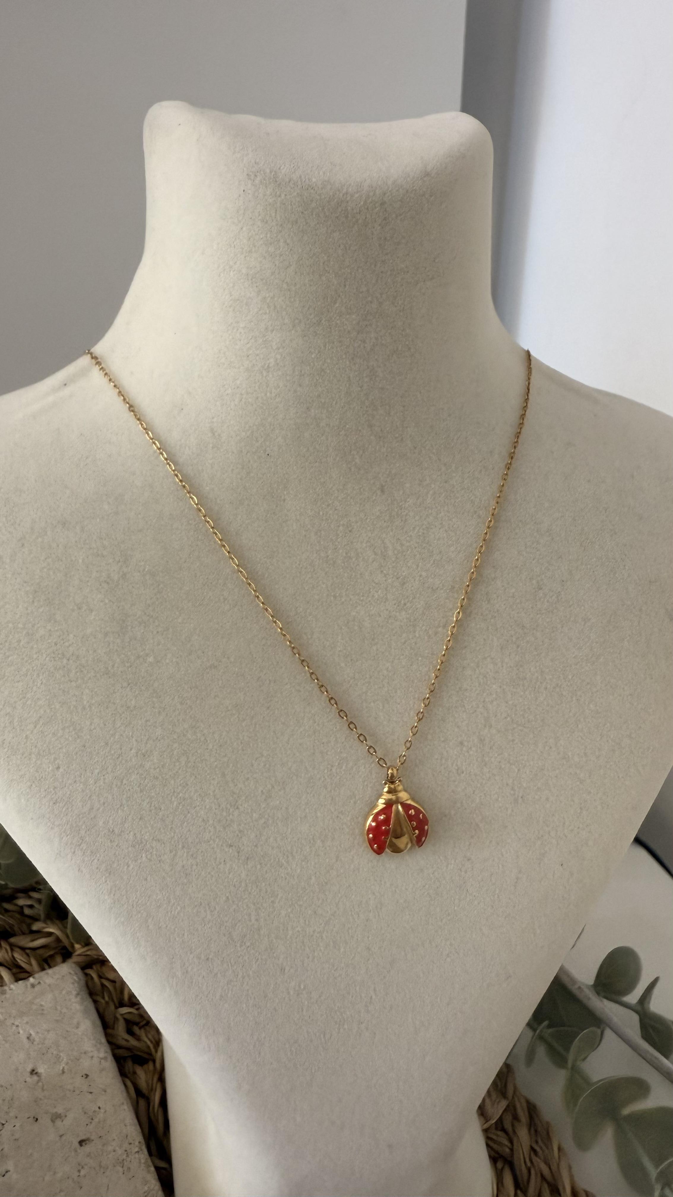 Xuping Gold Renk 14k Kolye 40+6cm