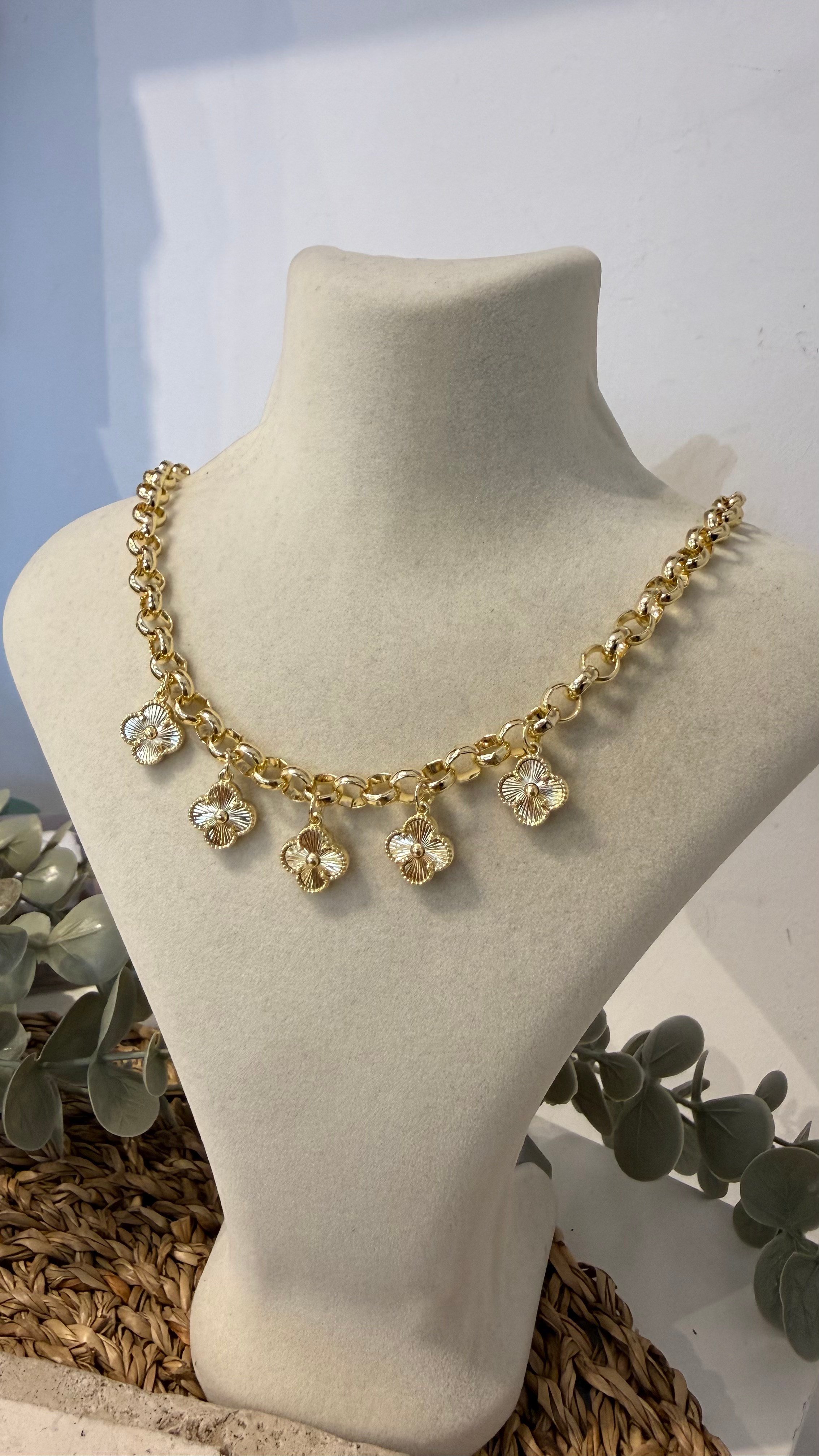 Xuping Gold Renk 14k Kolye 45cm