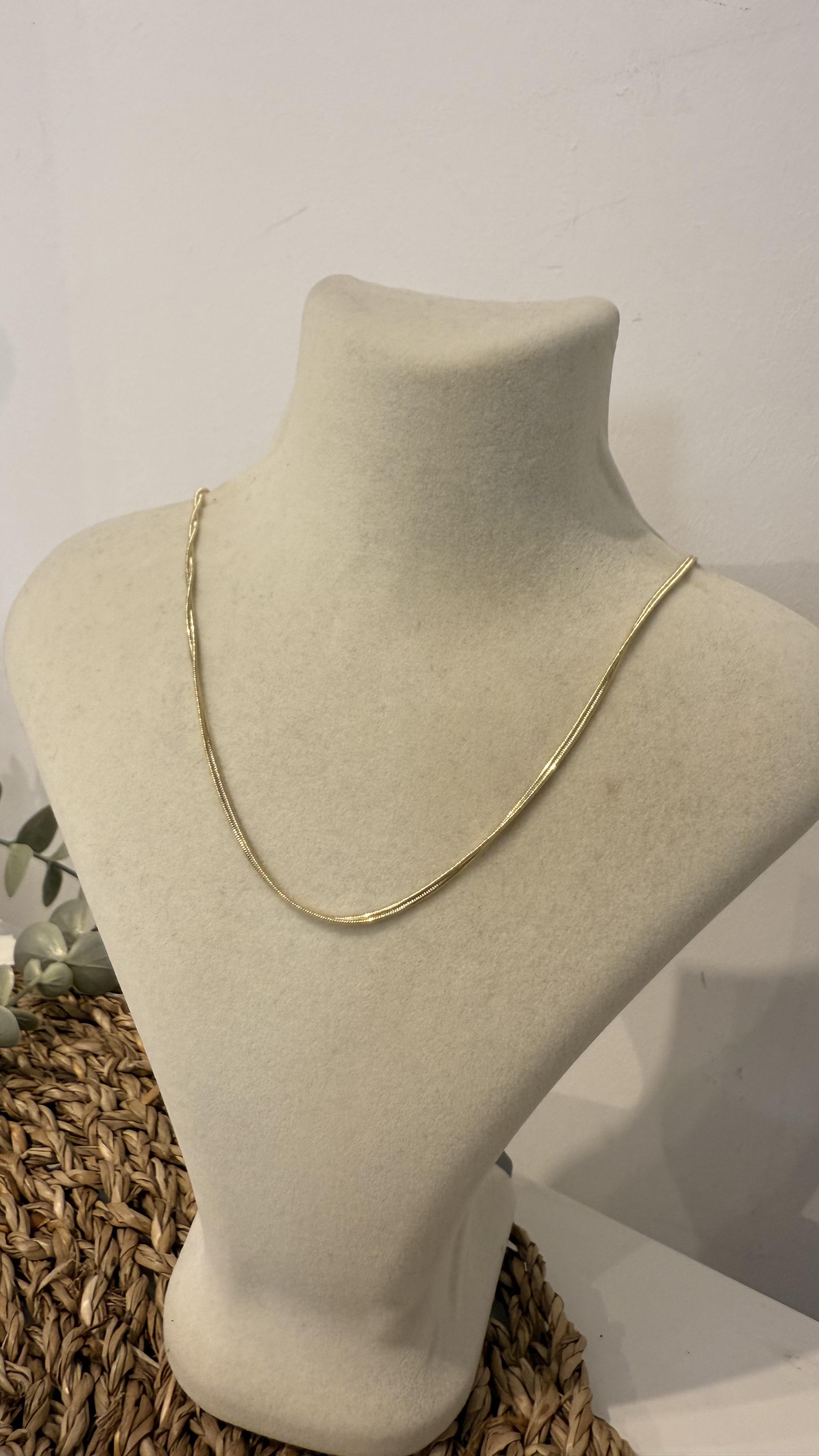 Xuping Gold Renk 14k Kolye 45cm