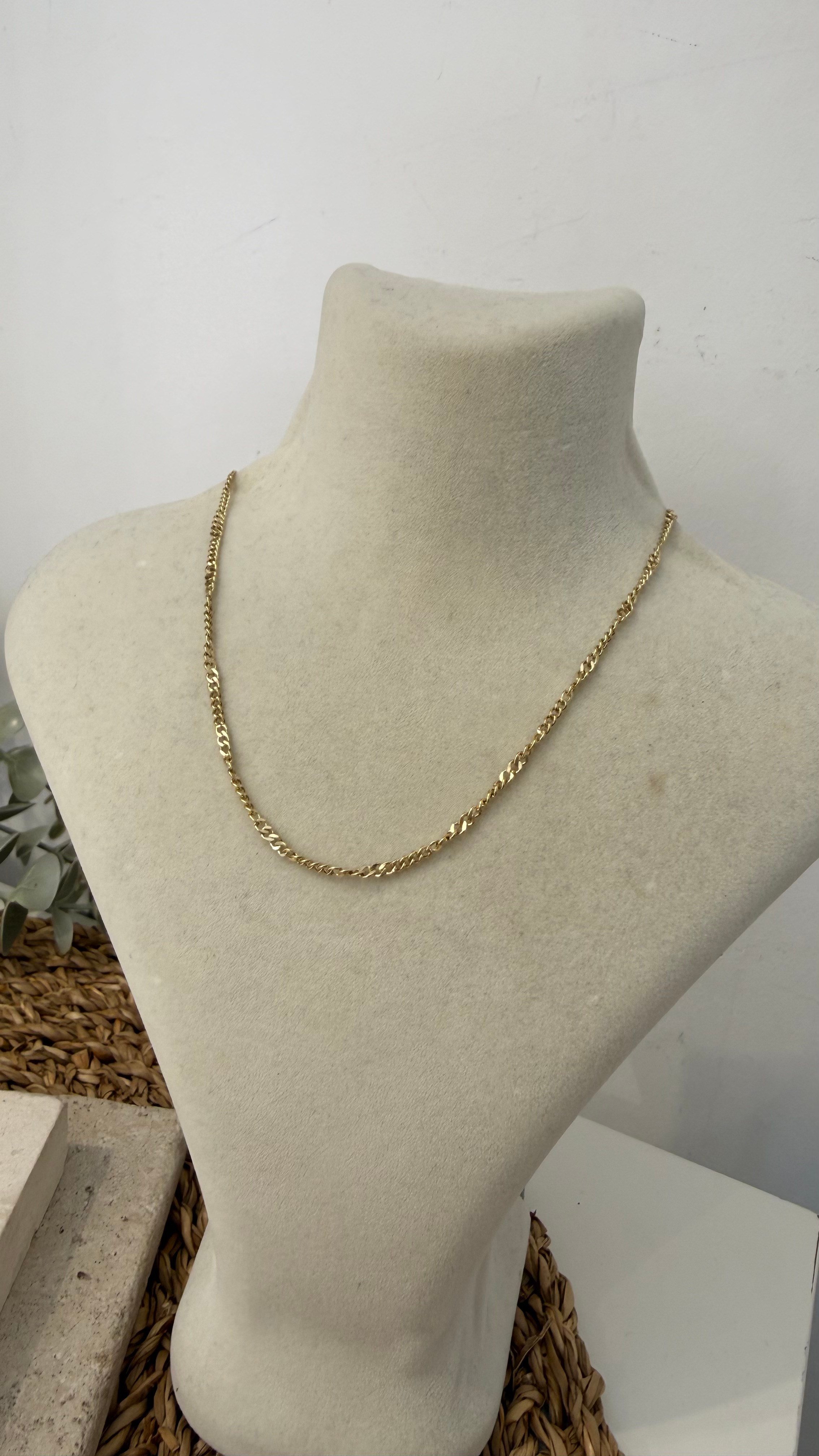 Xuping Gold Renk 14k Kolye 45cm