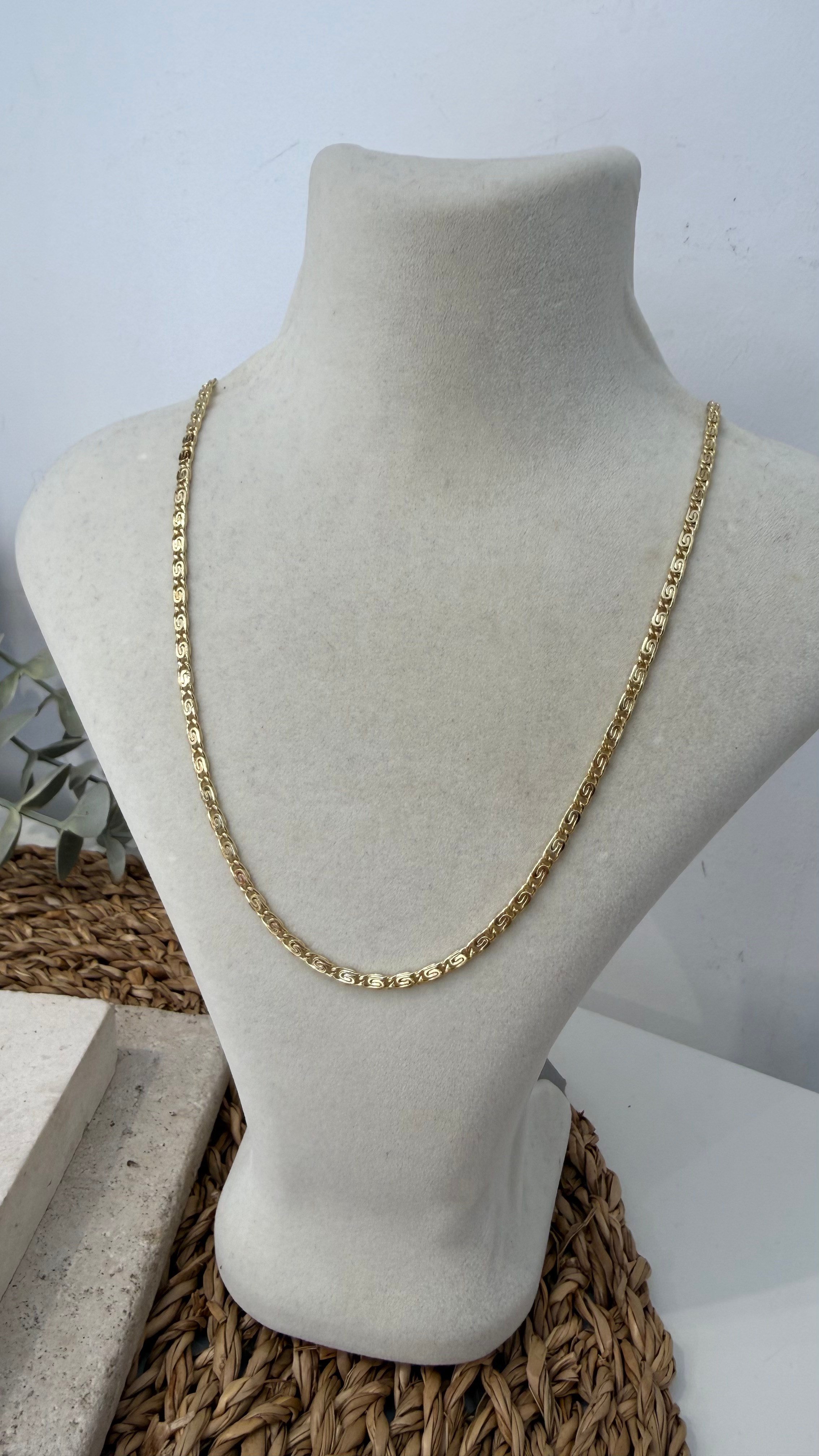 Xuping Gold Renk 14k Kolye 50cm