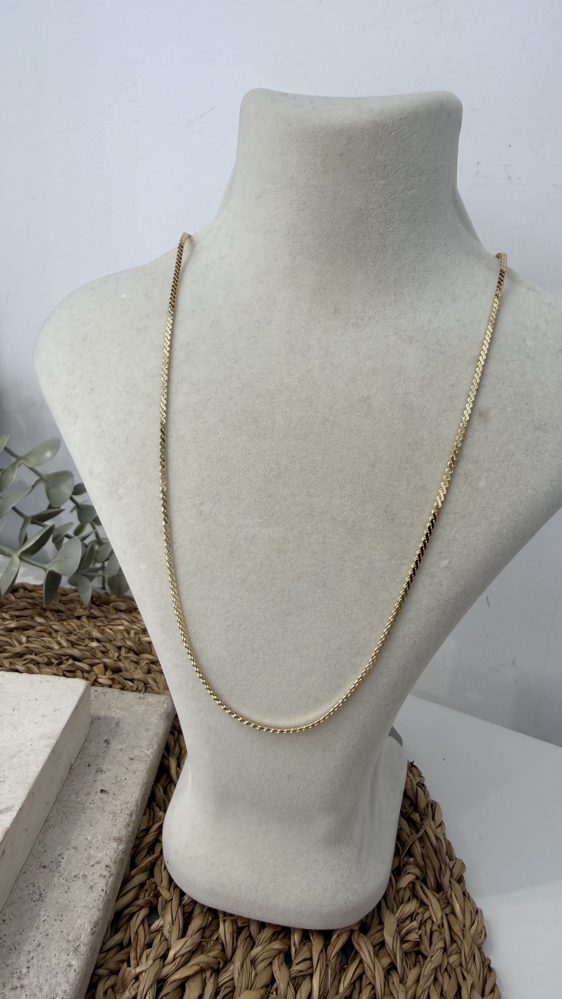 Xuping Gold Renk 14k Kolye 60cm