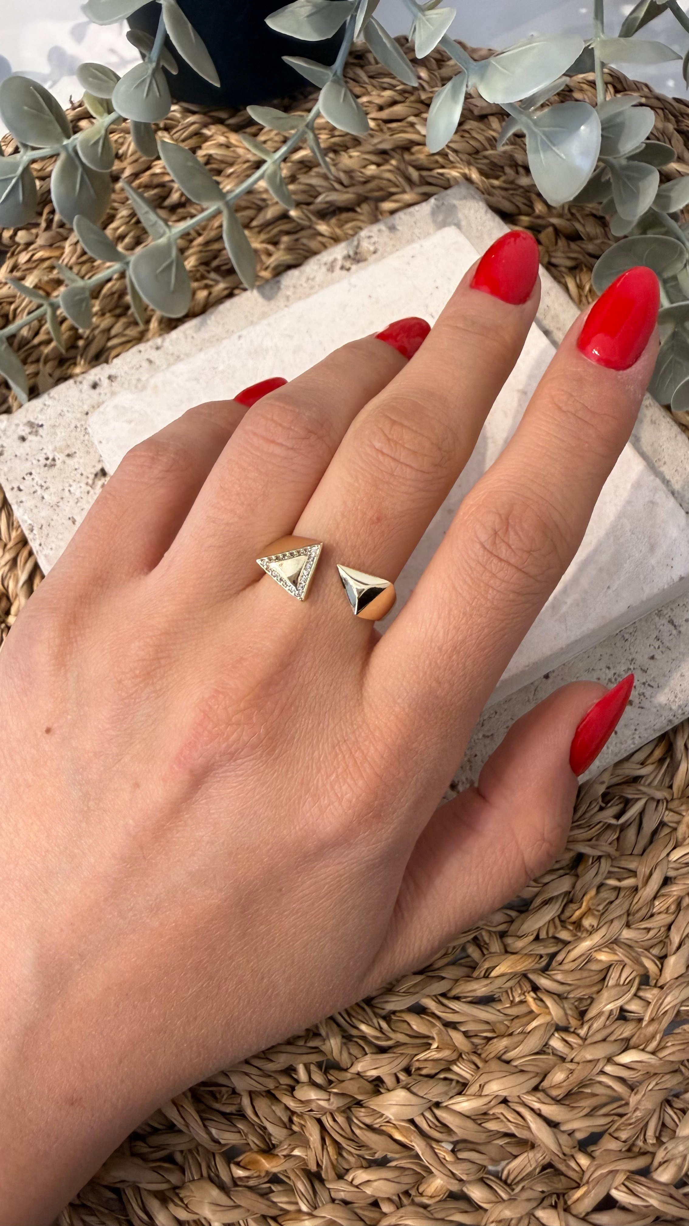 Xuping Gold Renk 14k Yüzük