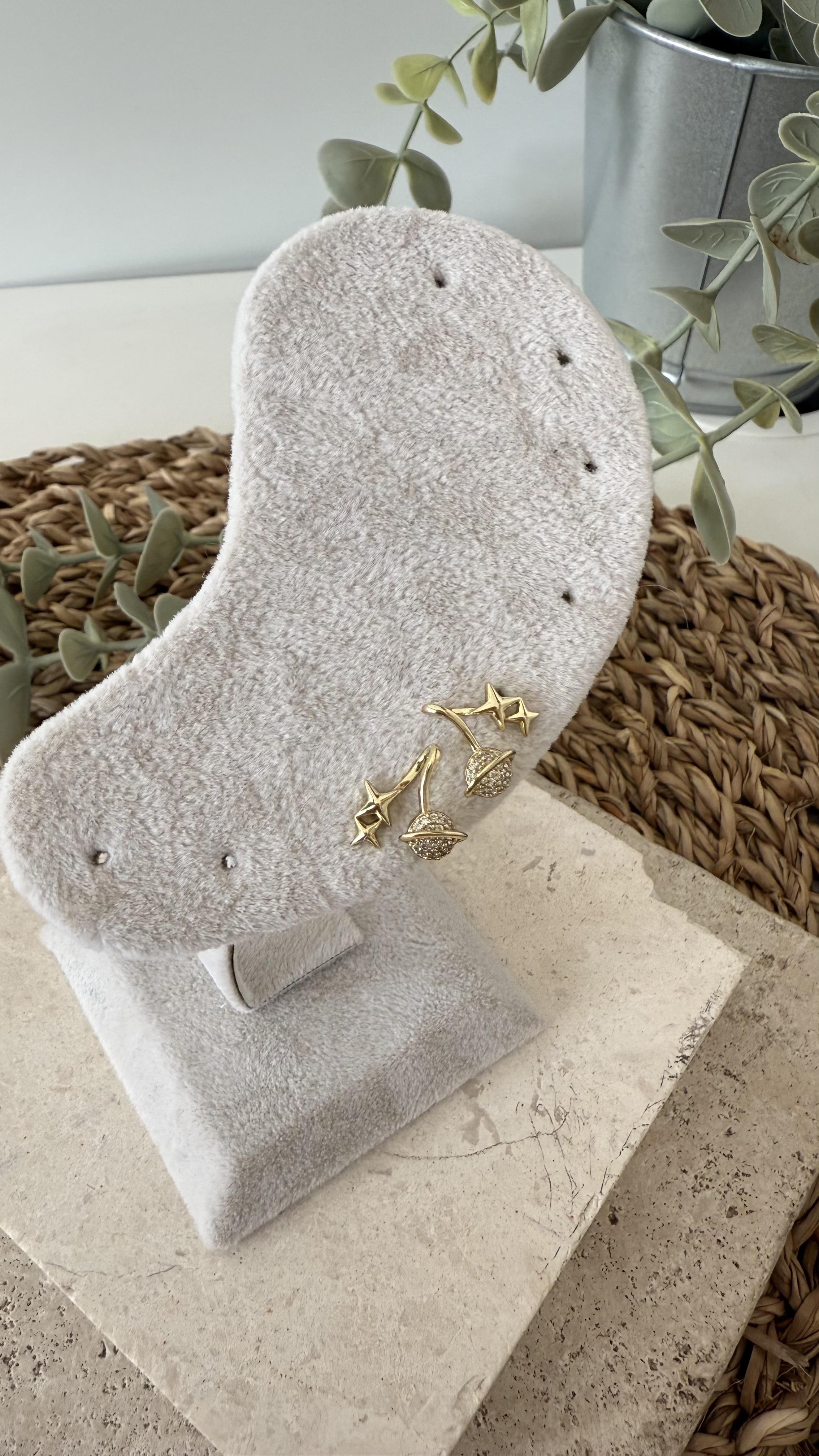 Xuping Özel Seri 14k Gold Renk Küpe