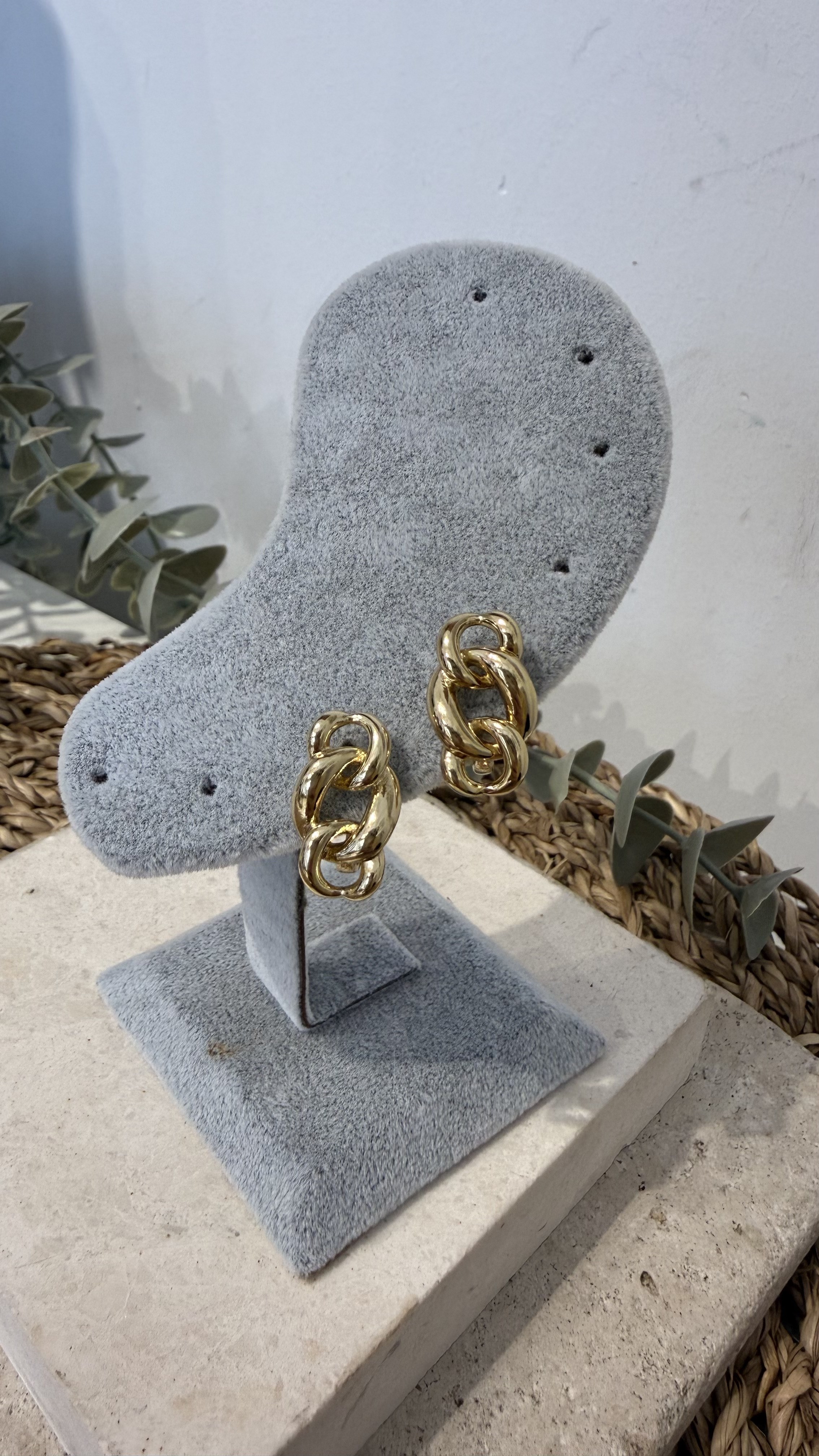 Xuping Özel Seri 14k Gold Renk Küpe