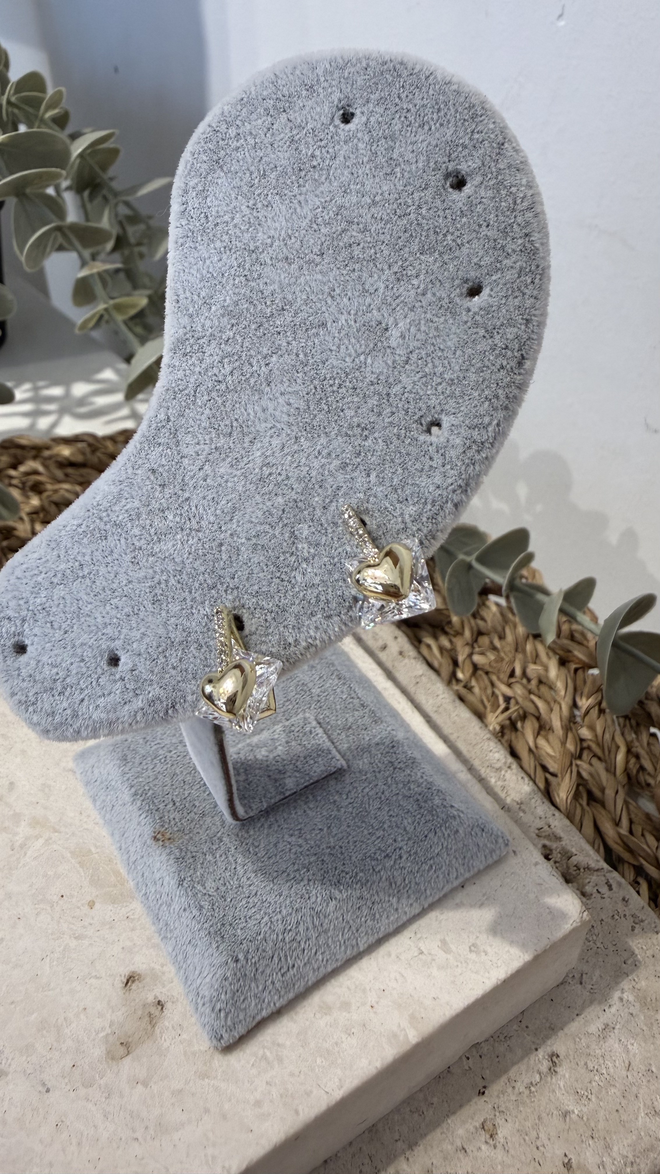 Xuping Özel Seri 14k Gold Renk Küpe