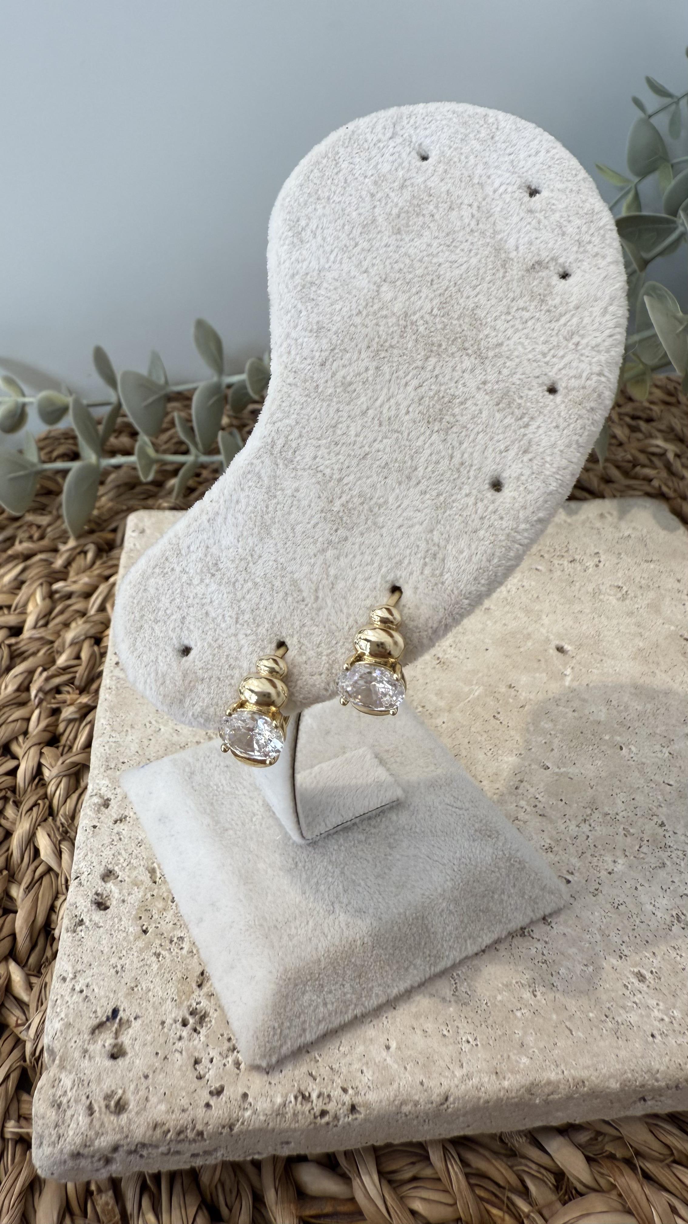 Xuping Özel Seri 14k Gold Renk Küpe