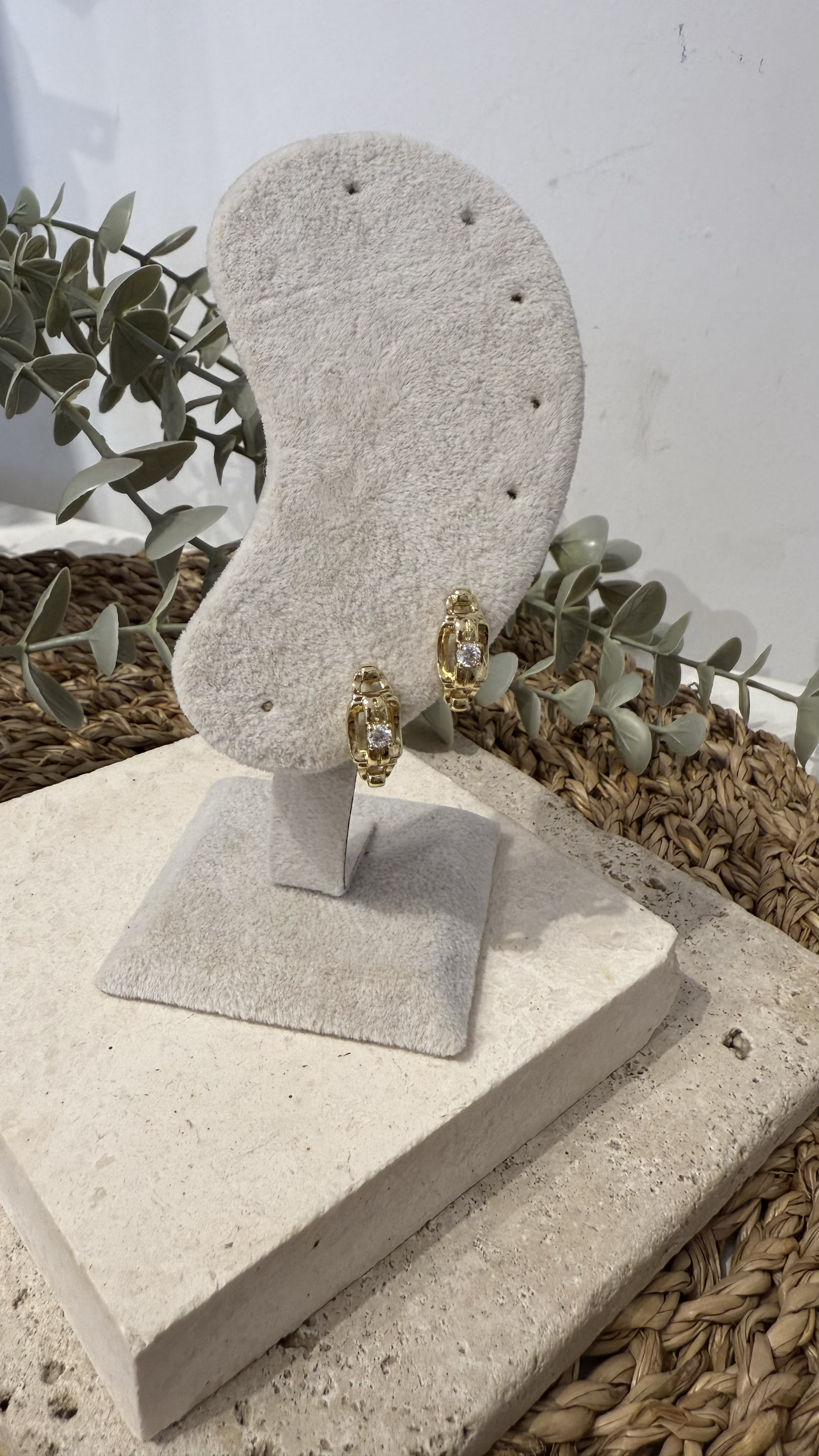 Xuping Özel Seri 14k Gold Renk Küpe