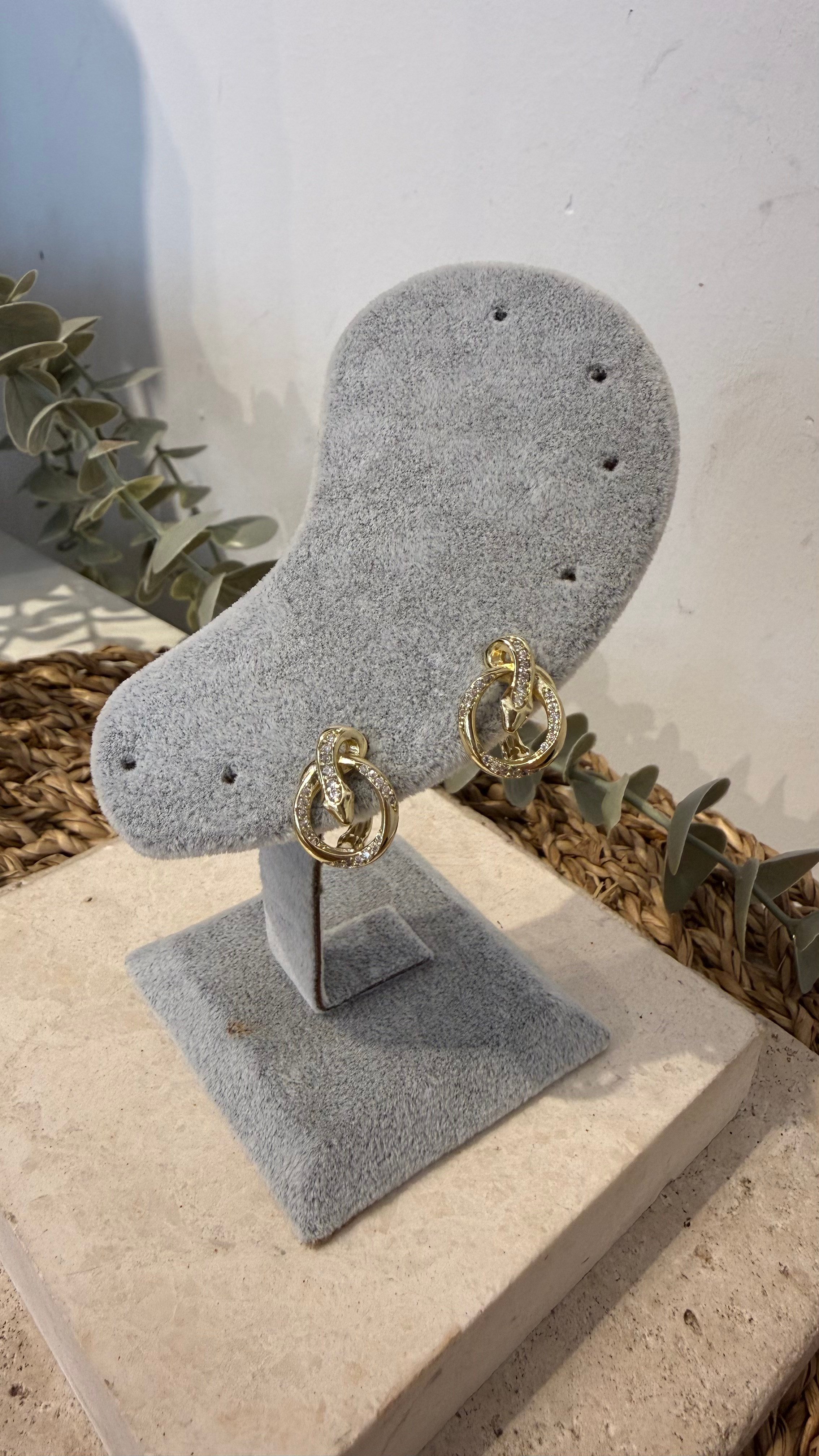 Xuping Özel Seri 14k Gold Renk Küpe