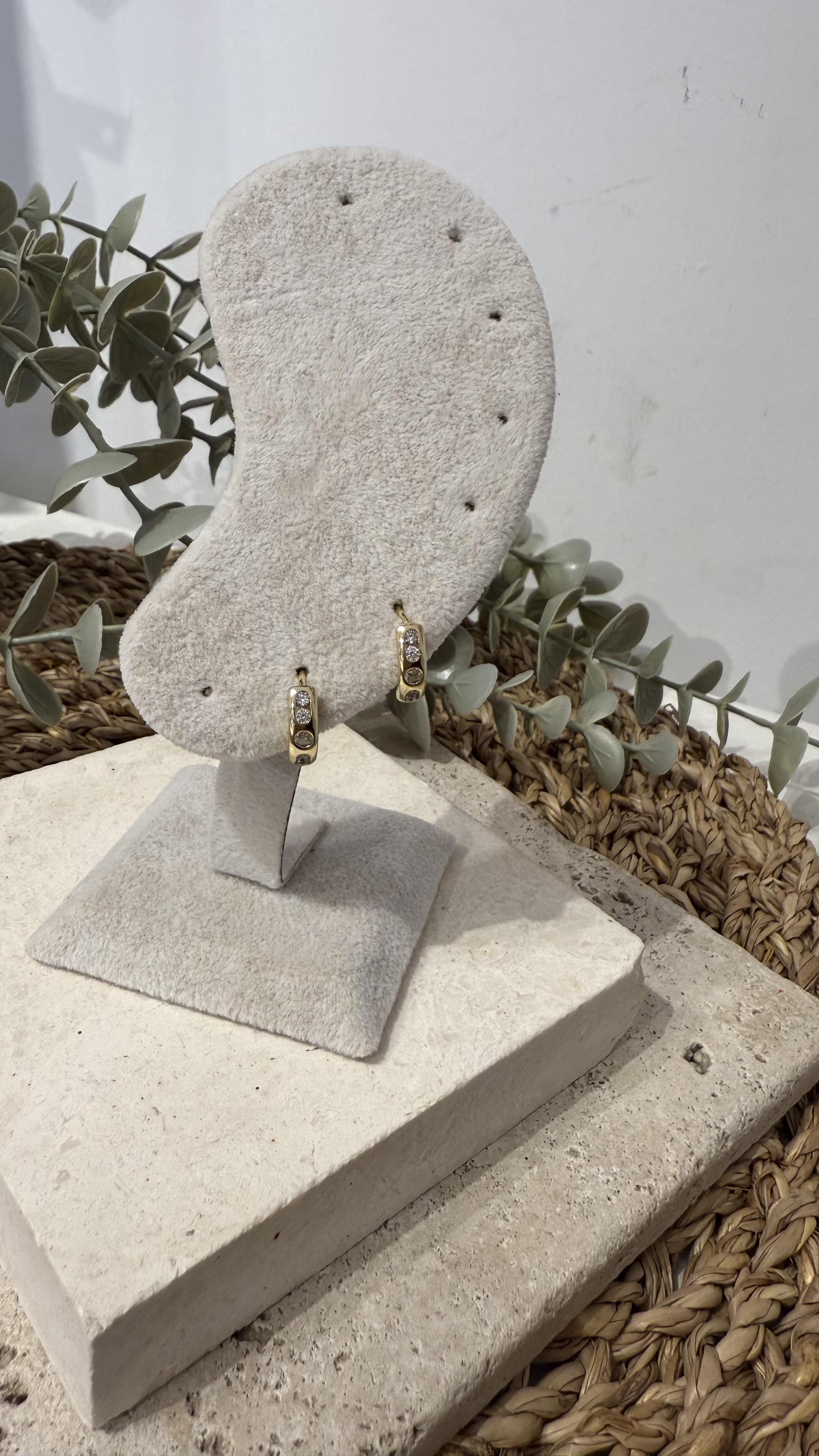 Xuping Özel Seri 14k Gold Renk Küpe