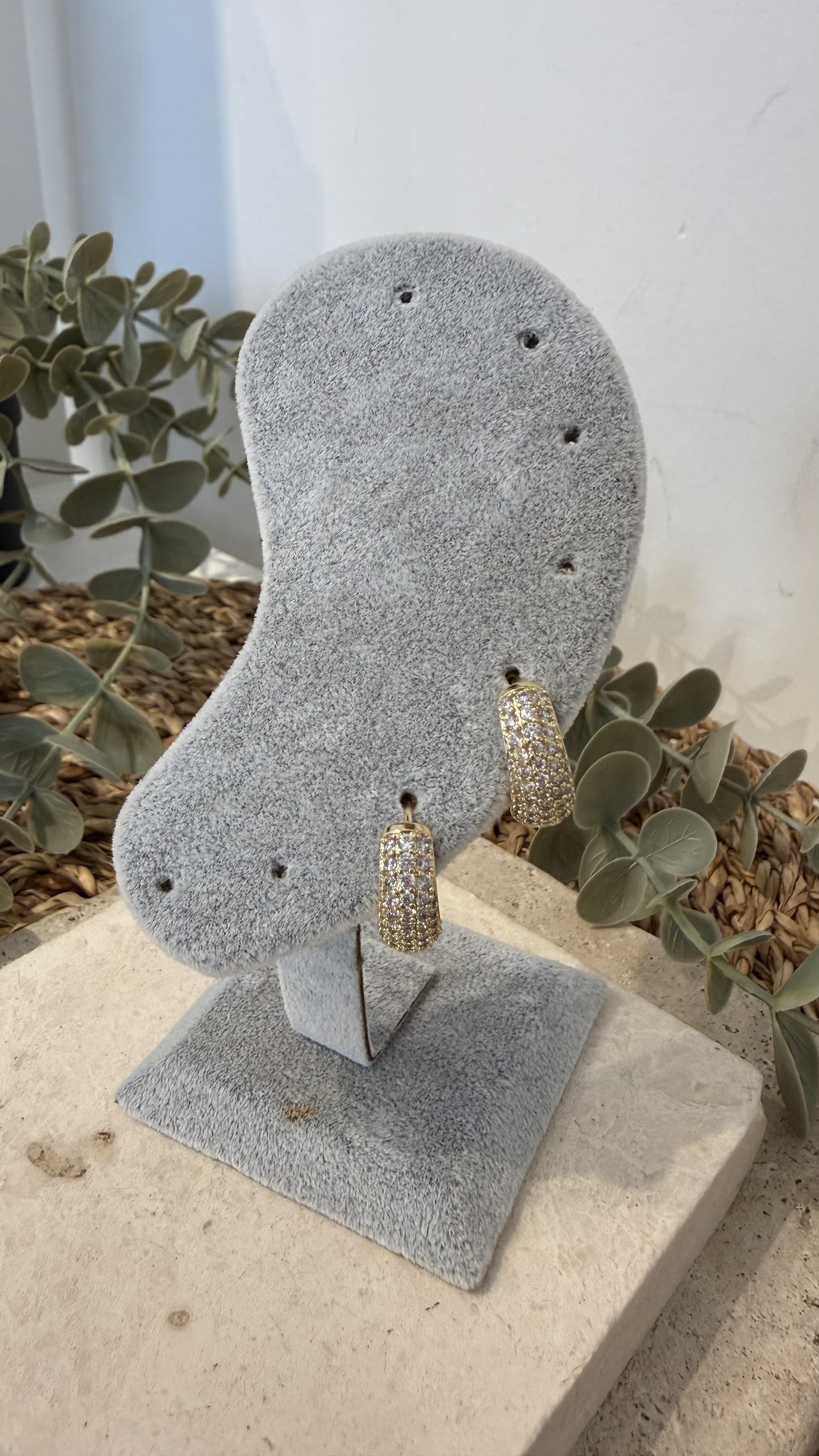 Xuping Özel Seri 14k Gold Renk Küpe