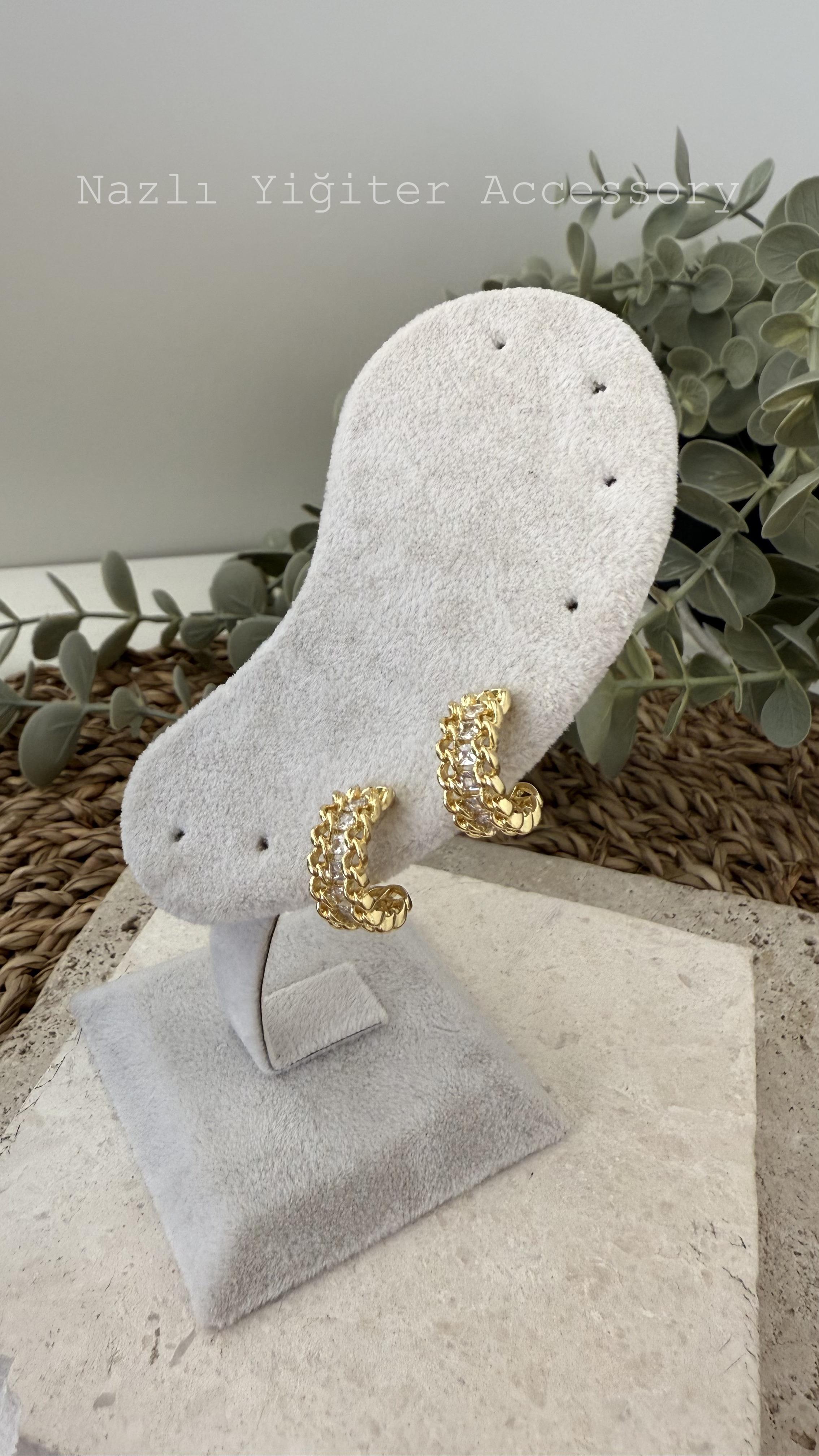 Xuping Özel Seri 14k Gold Renk Küpe