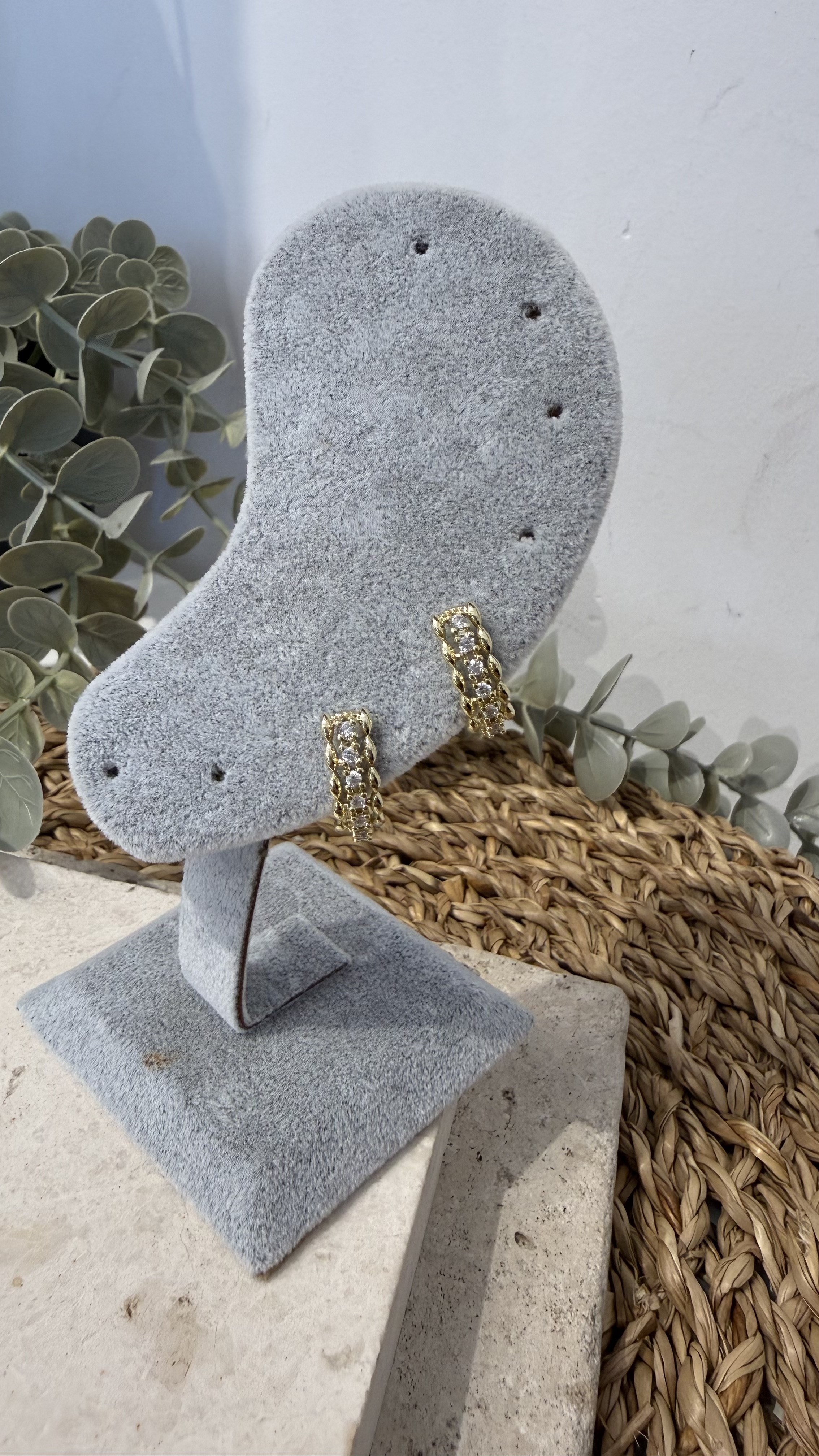 Xuping Özel Seri 14k Gold Renk Küpe
