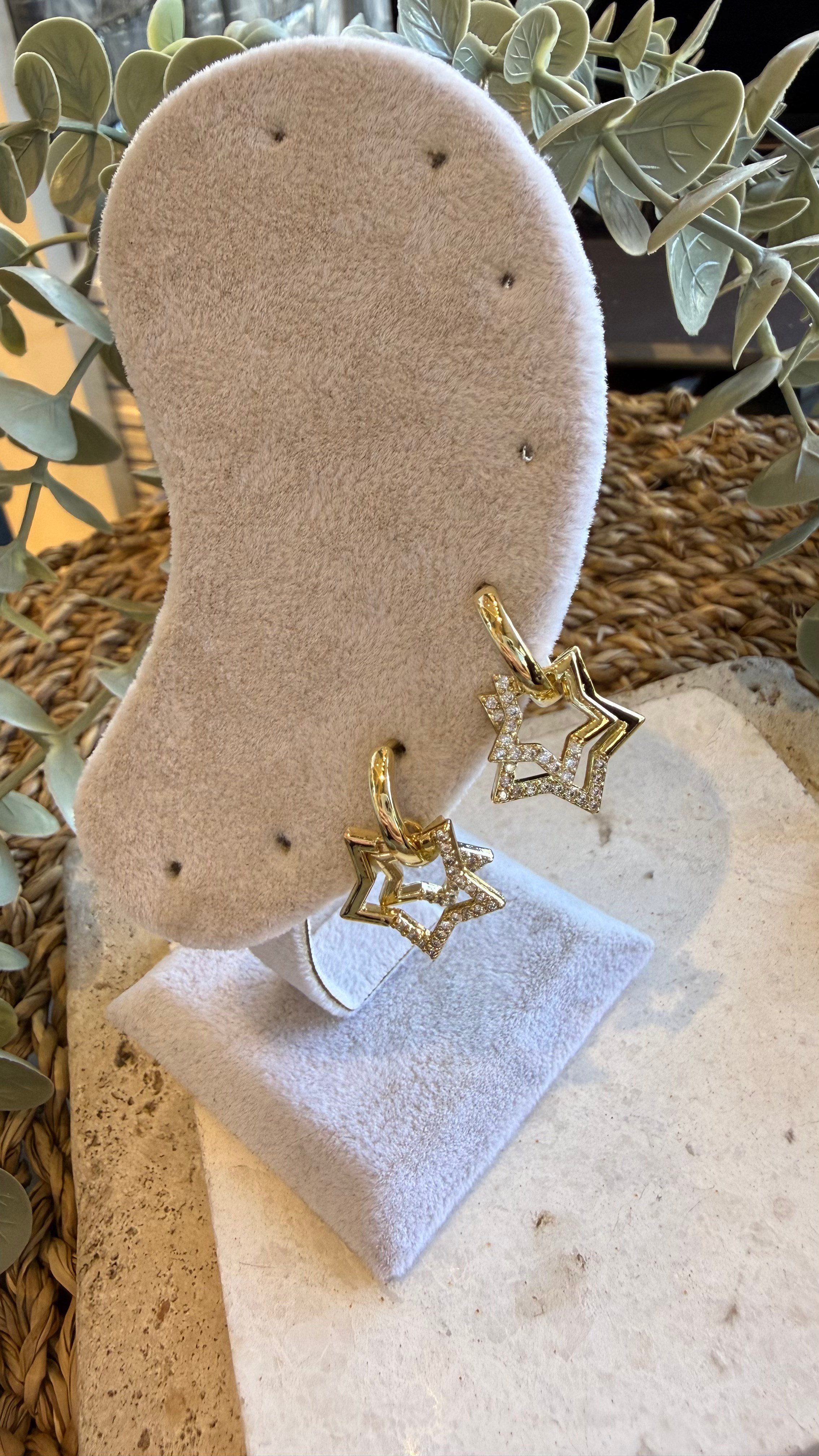Xuping Özel Seri 14k Gold Renk Küpe