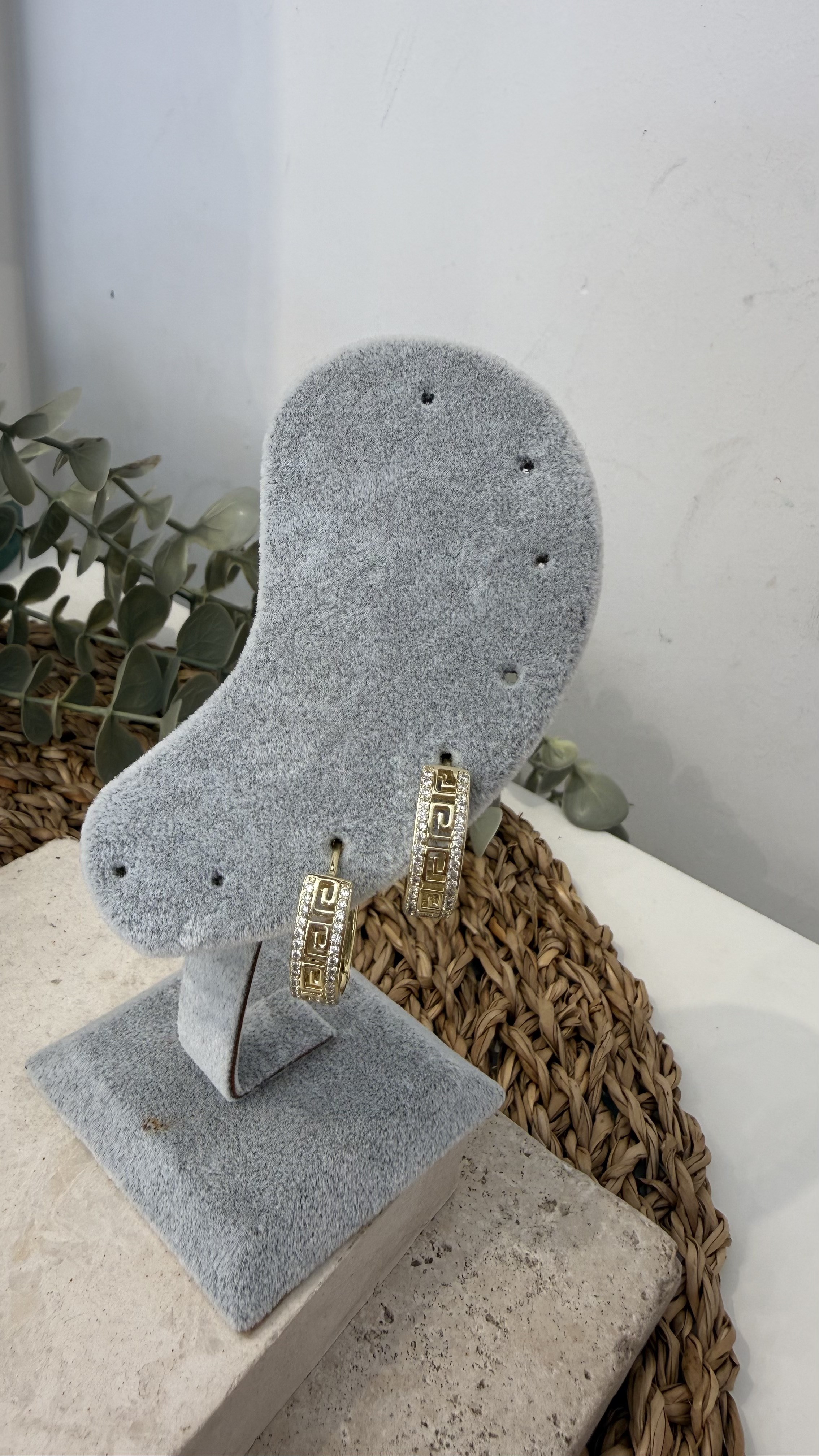 Xuping Özel Seri 14k Gold Renk Küpe